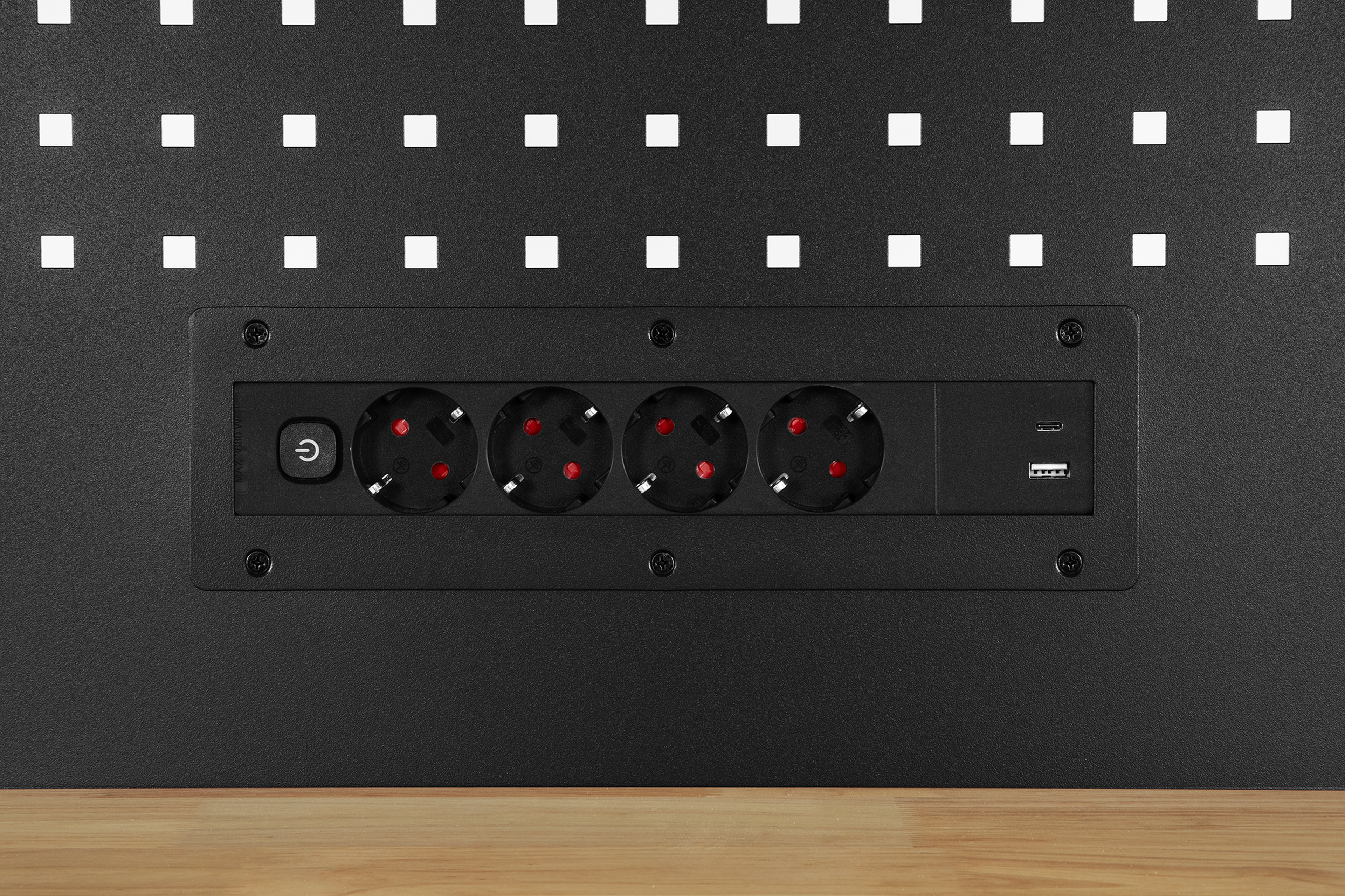 HBM modulair werkplaatssysteem 6-delig, zwart Image 9