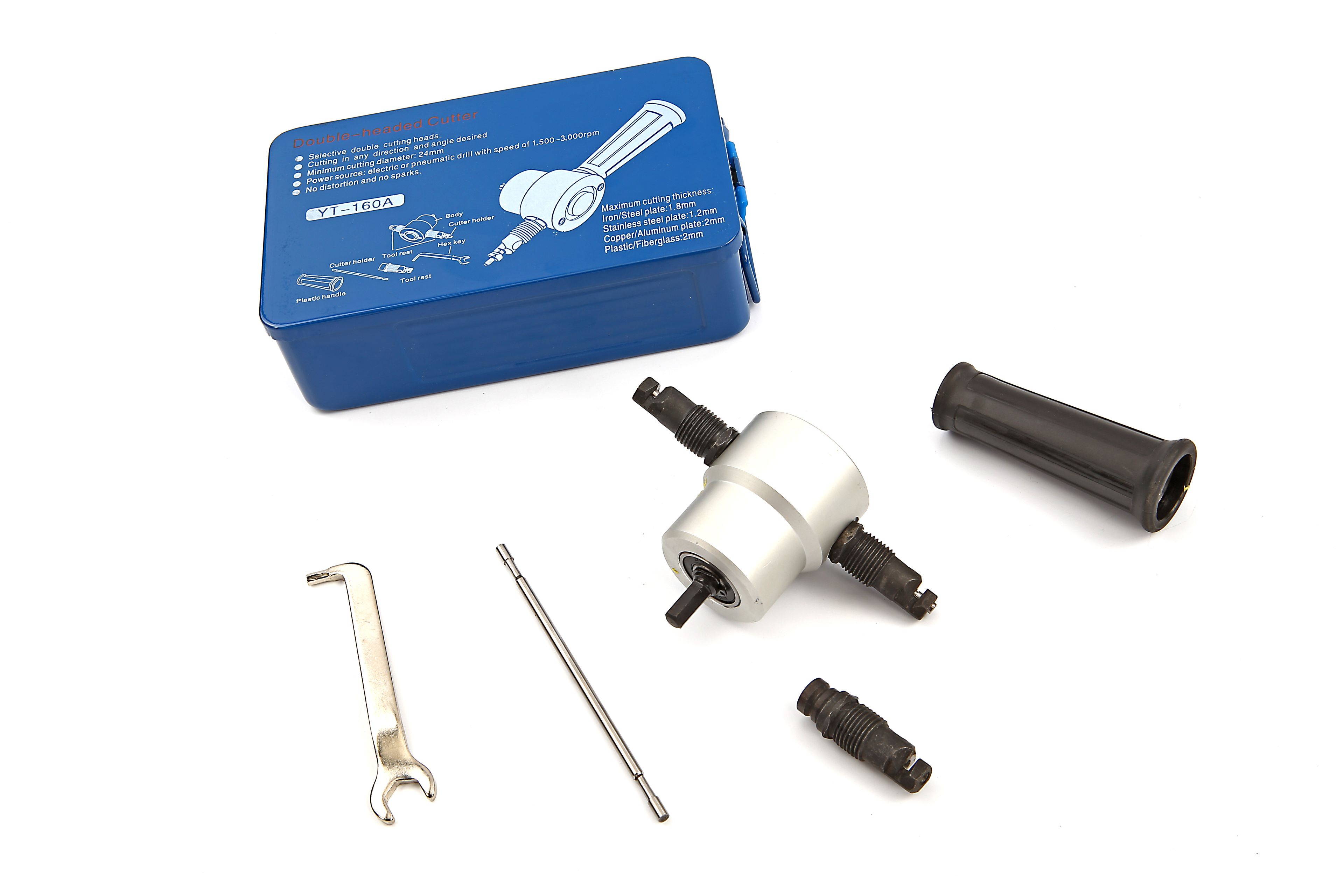 HBM Knabbelschaar voor in de Boormachine met Draaibare Kop