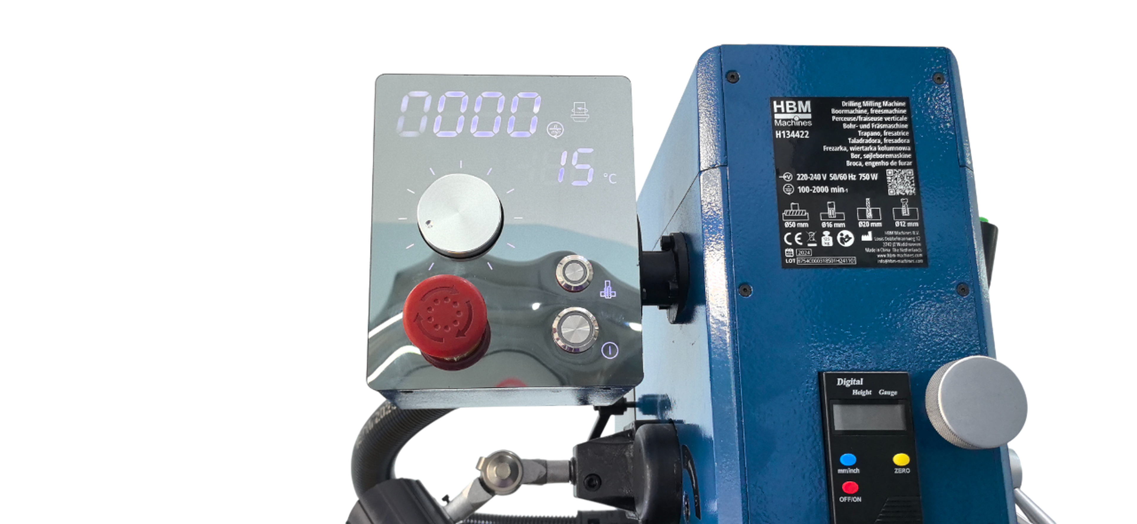 HBM boormachine, freesmachine 16 mm, 750 Watt Image 6