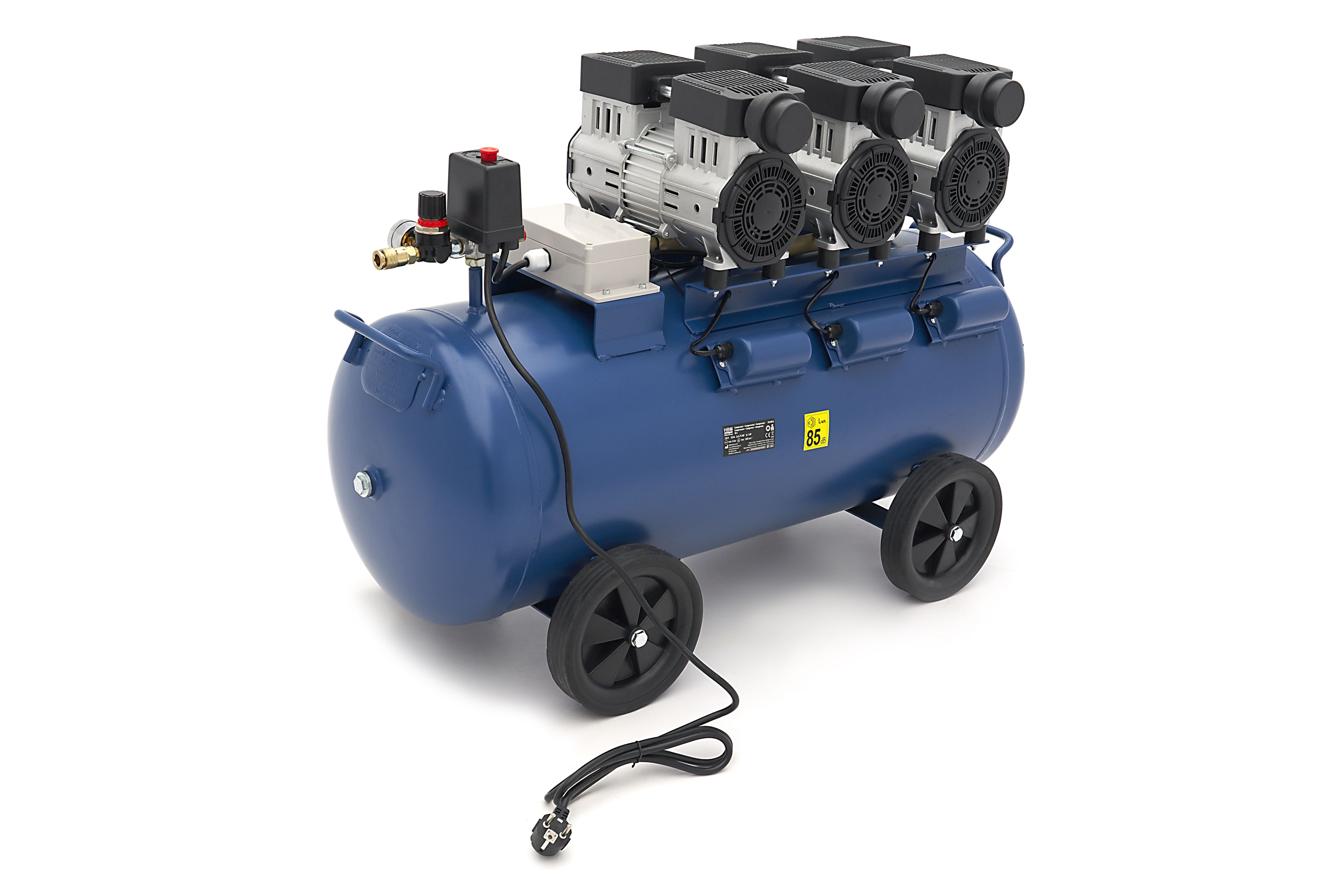 HBM Compresseur silencieux sans huile 90 litres Image 5