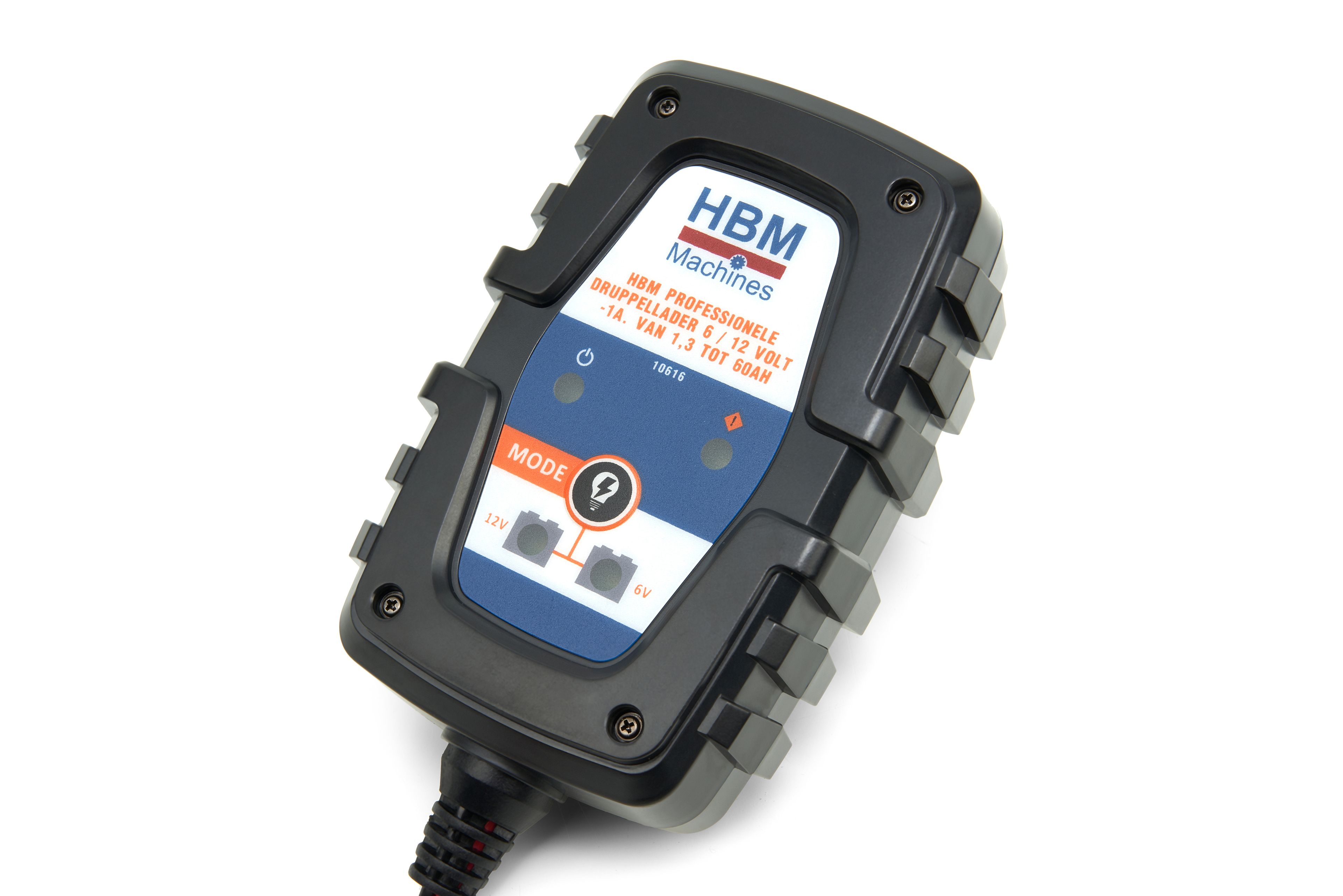 HBM Chargeur d'entretien professionnel 6/12 Volts – 1A. De 1,3 à 60AH Image 2