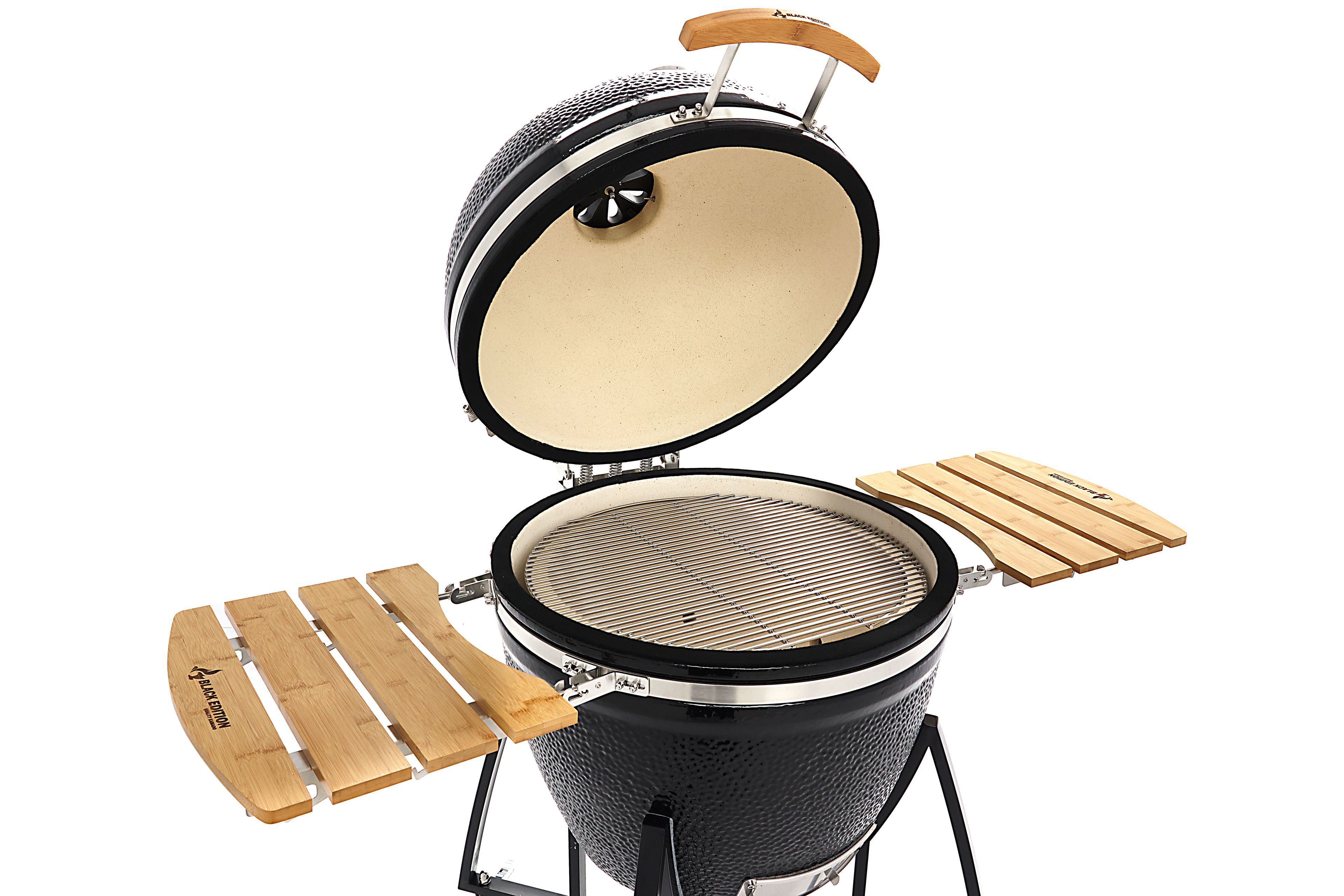 Barbecue en céramique de 68 cm sur roulettes Black Edition Image 8