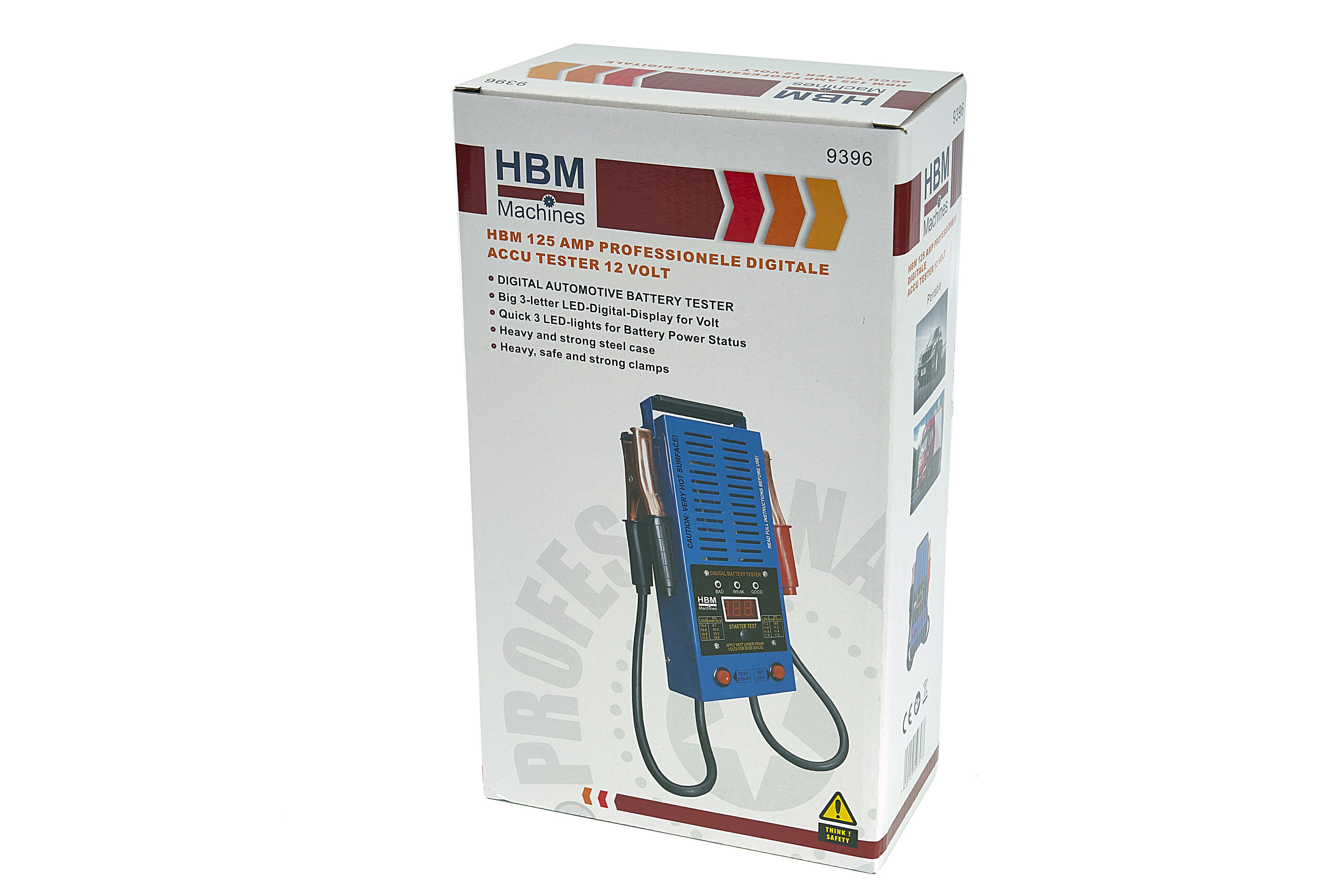 HBM Testeur de batterie numérique professionnel 125 AMP - 12 volts Image 5