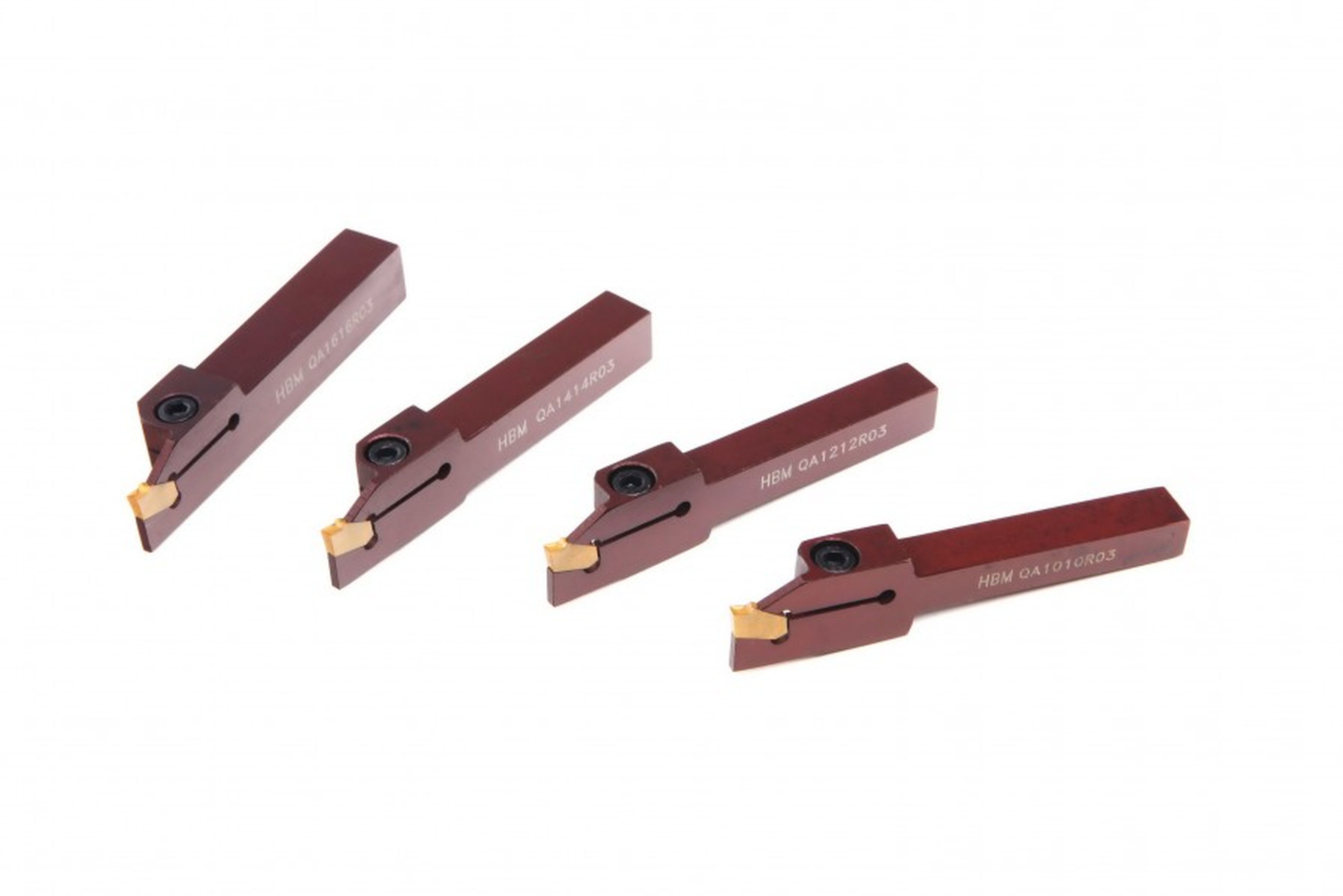 HBM Portautensili / Frese longitudinali con piastra intercambiabile HM da <b>3</b> mm