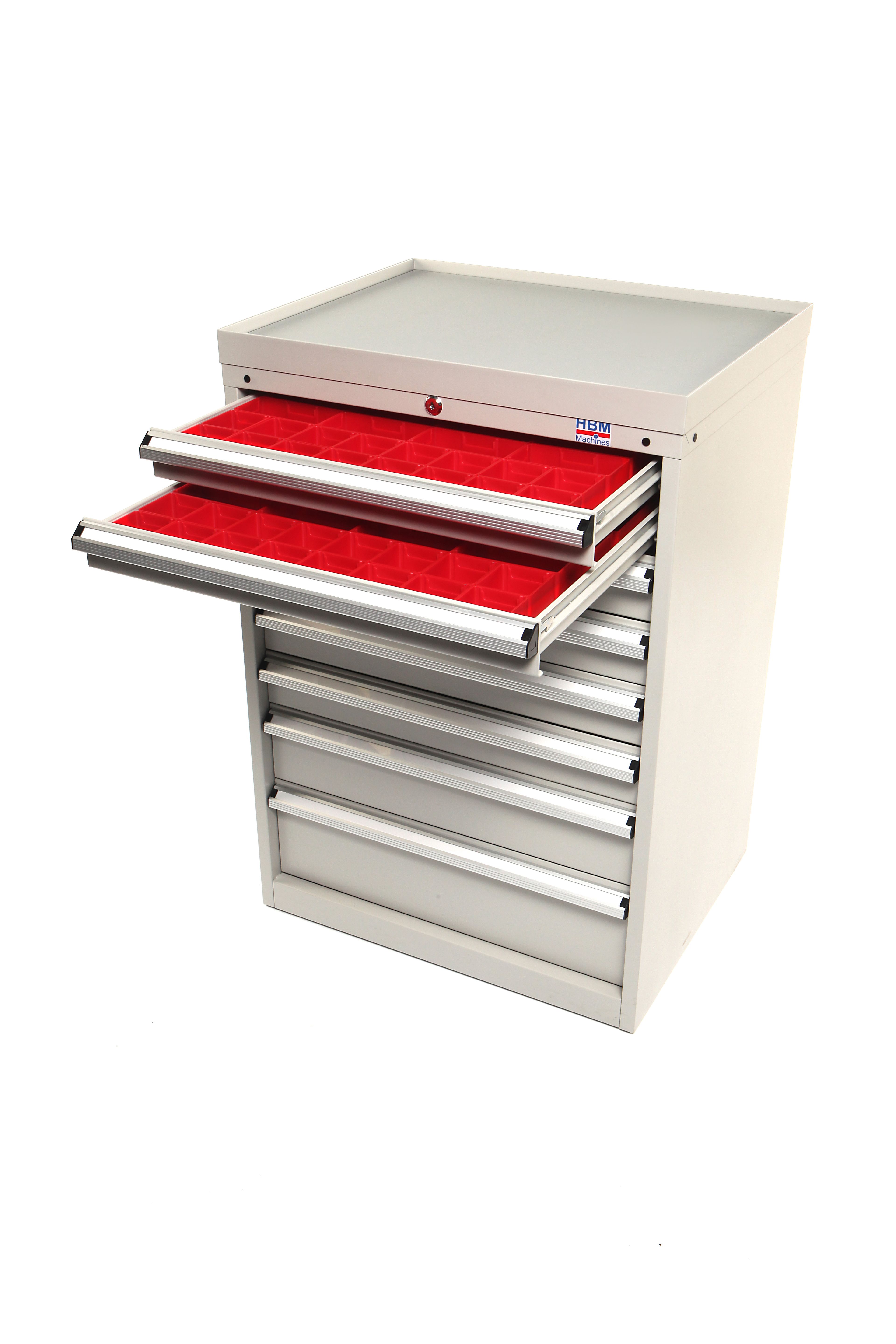 Armoire à outils professionnelle HBM 8 tiroirs 72 x 58 x 100 cm Image 2