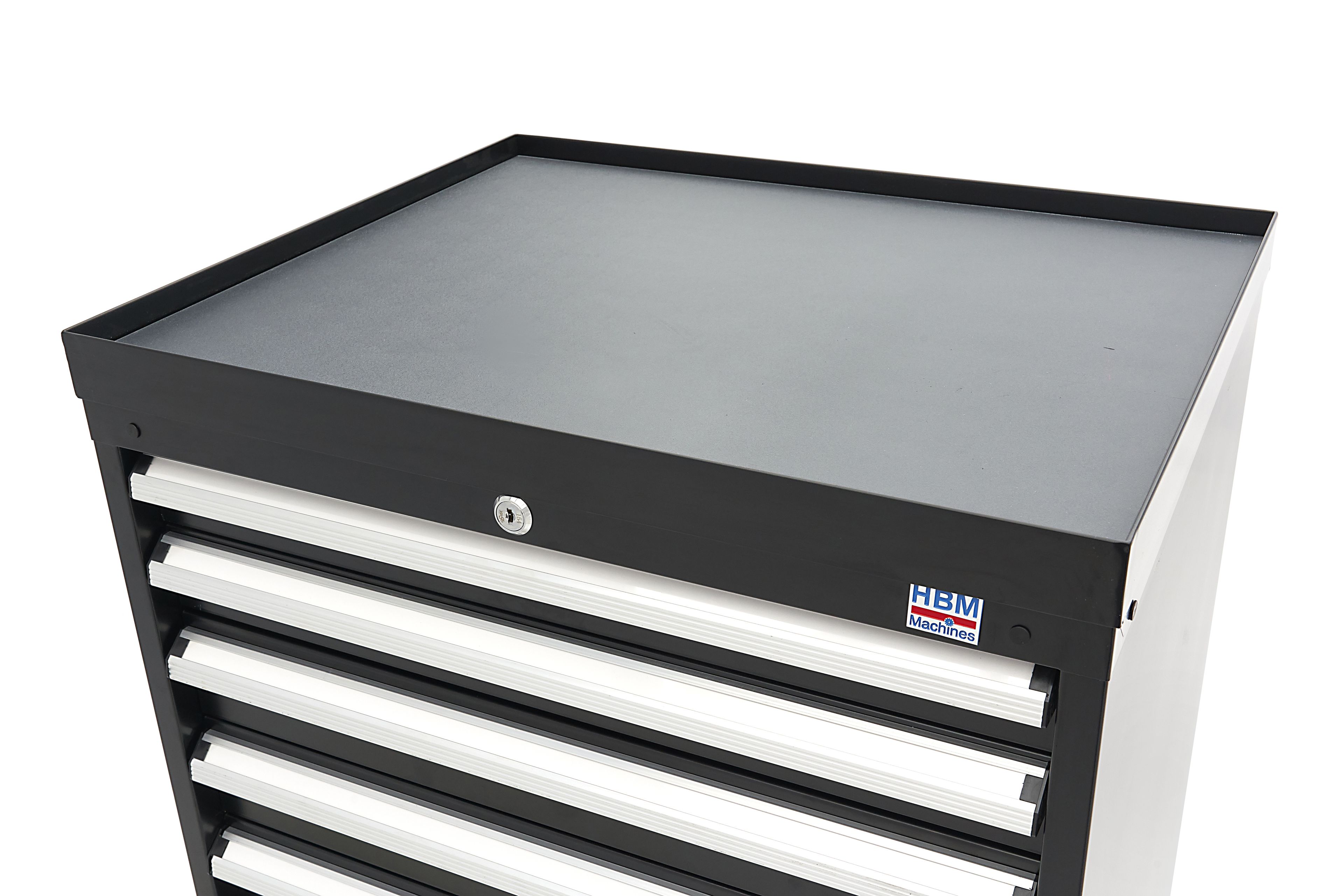 HBM Armoire à outils à 8 tiroirs 72 x 58 x 100 cm noire Image 21