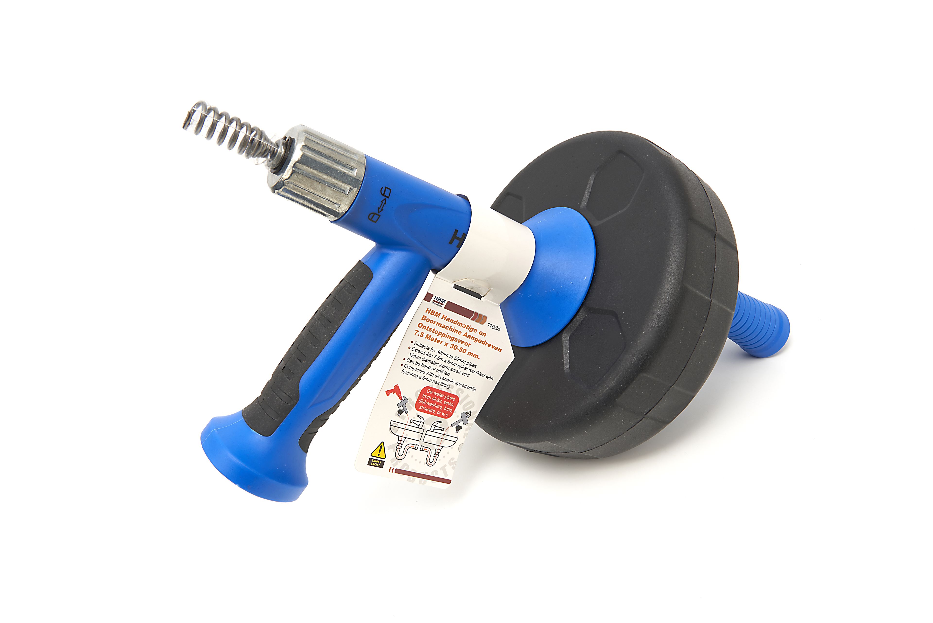 Resorte desatascador HBM de 7.5 metros x 30-50 mm. Image 7