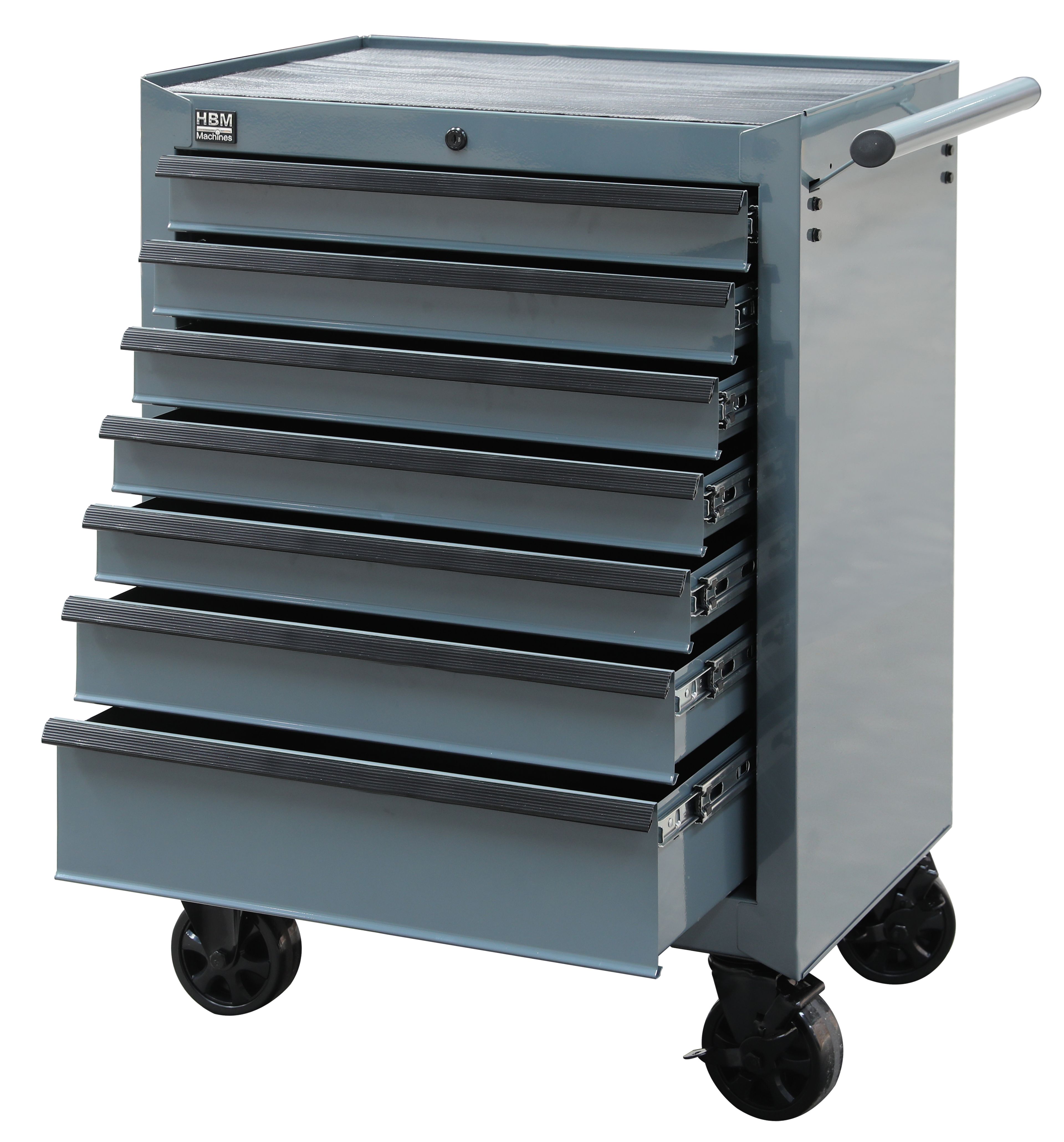 HBM gereedschapswagen 7 laden, grijs Image 2