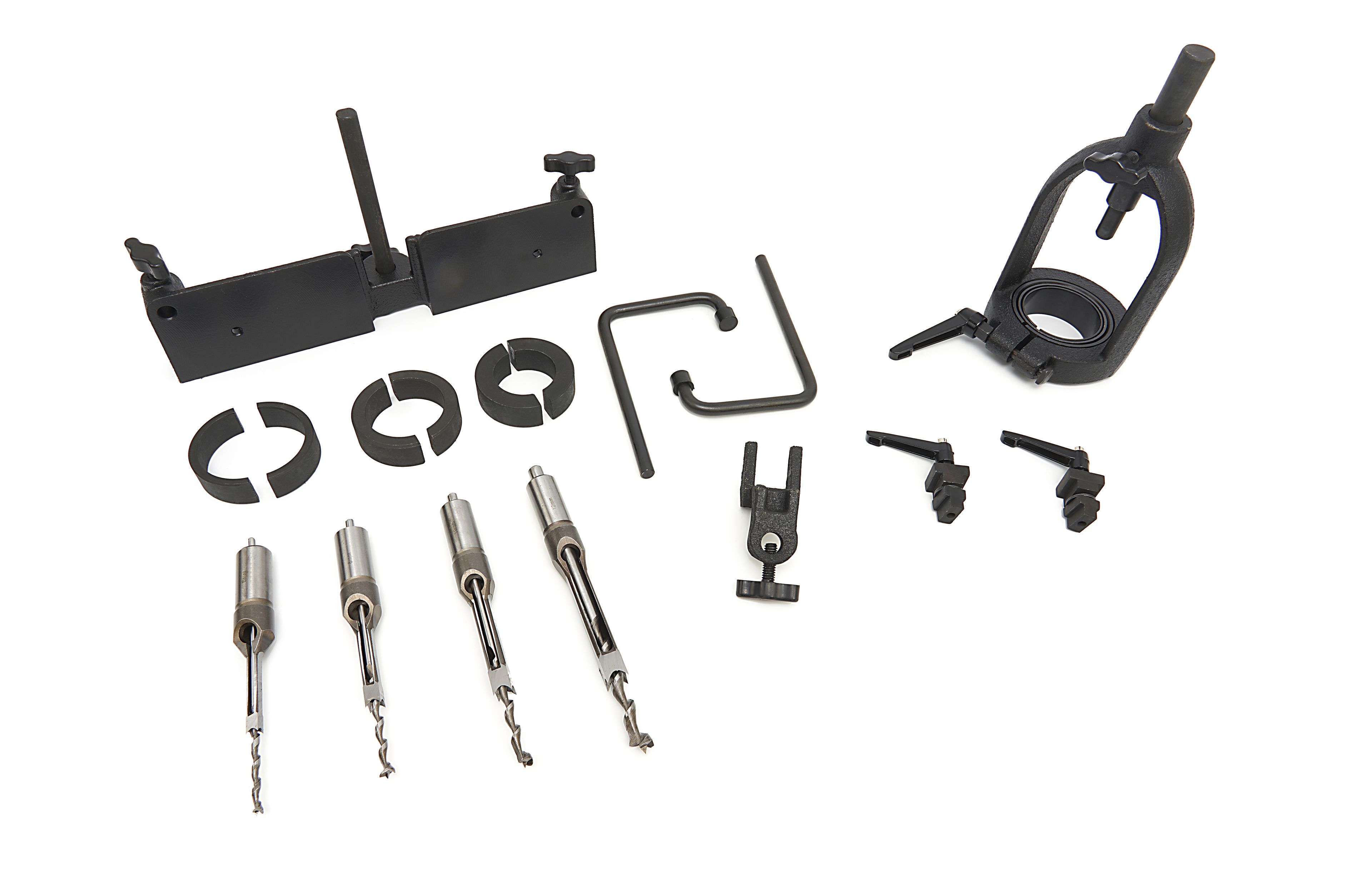 HBM Profi 6 / 8 /10 / 12 mm Vierkanten Gatenboor Hulpstuk voor Kolomboormachines