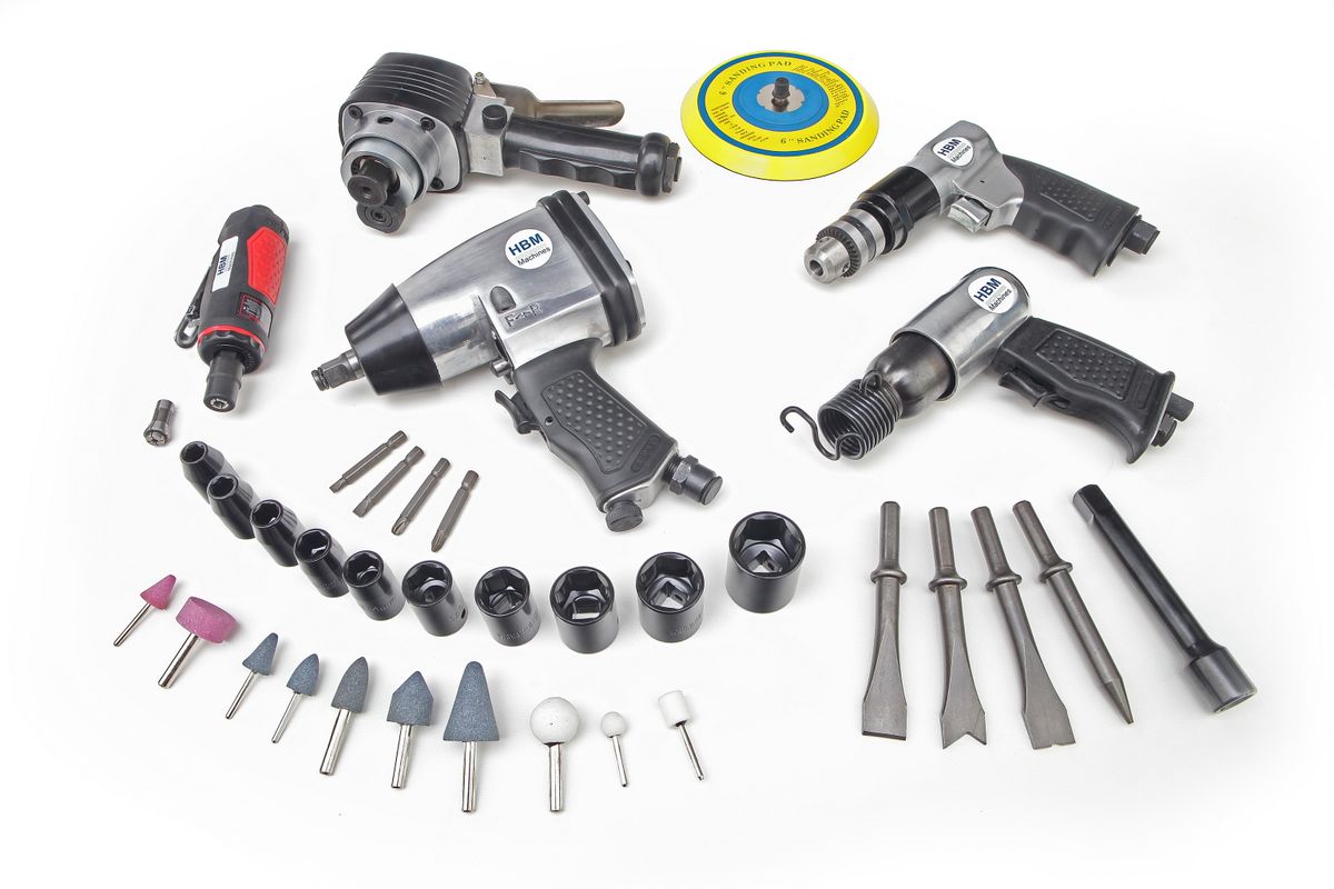 Conjunto de herramientas de aire HBM de 42 piezas