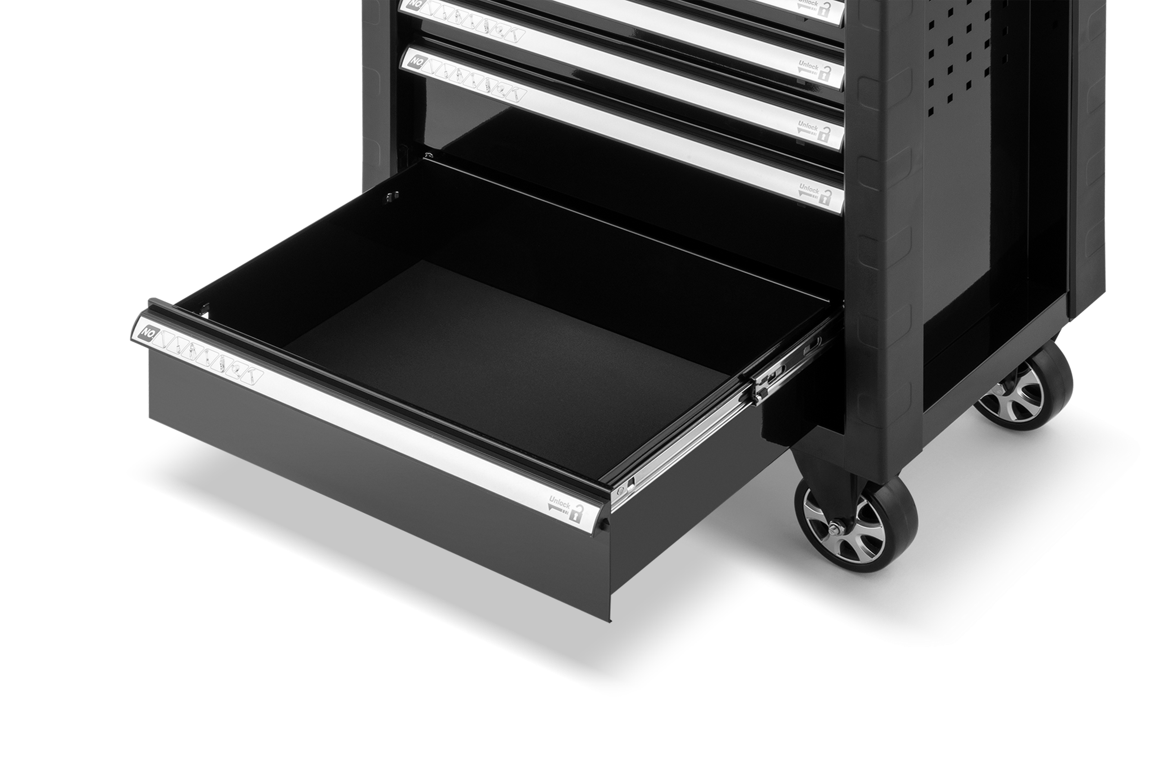HBM Werkzeugwagen mit 7 Schubladen, 76,5 cm, schwarz Image 7
