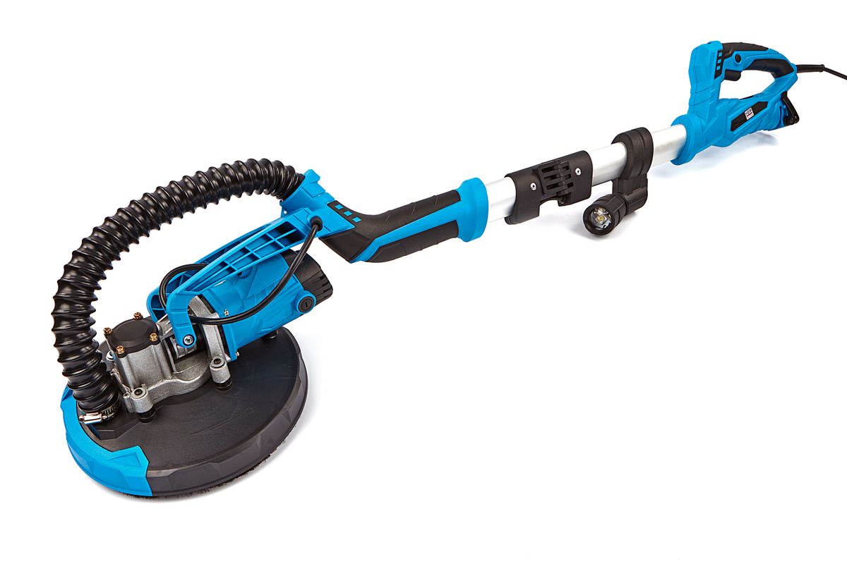 HBM Lijadora de pared y techo de 215 mm - 750 vatios con lámpara LED