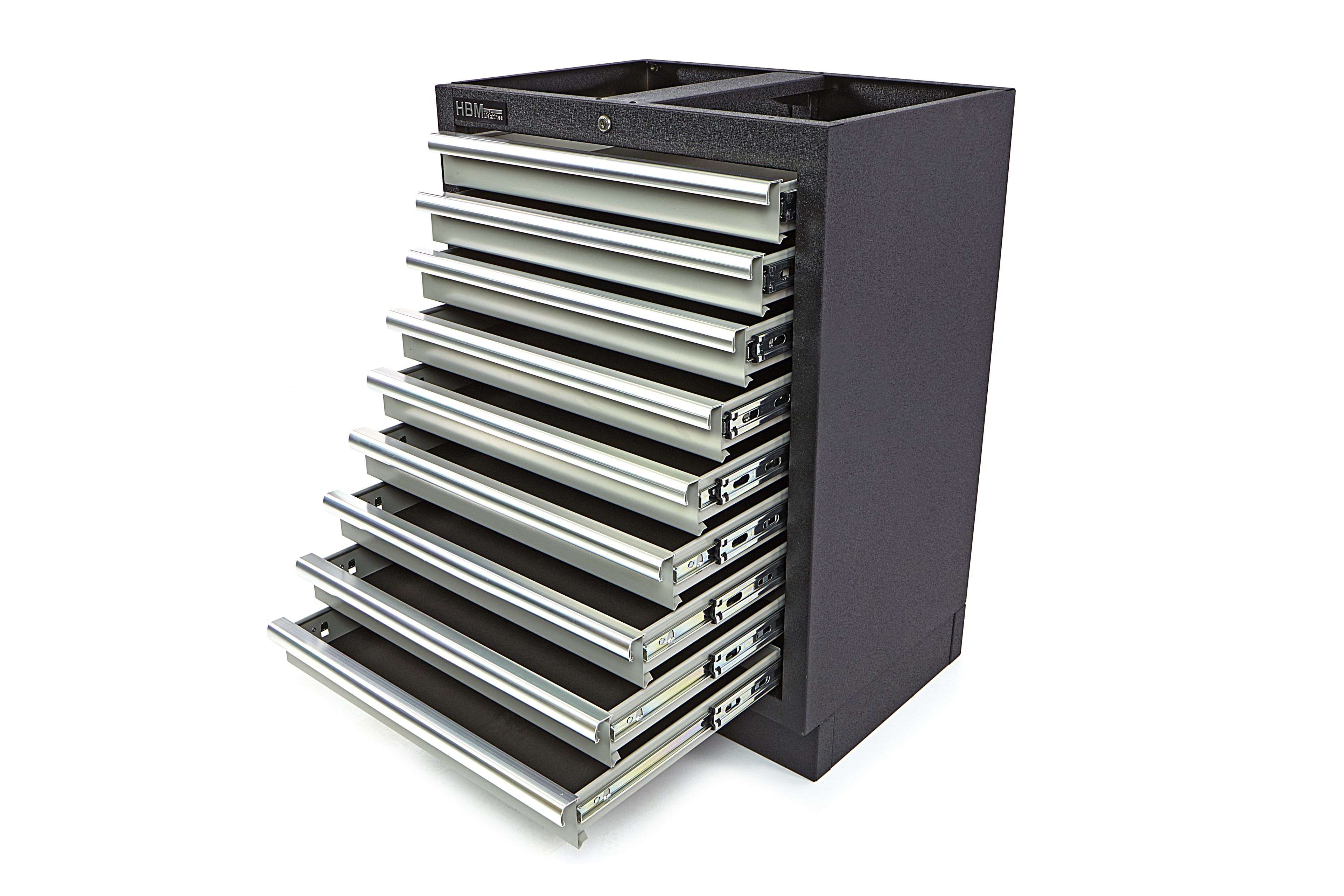 HBM 9 cajones armario de herramientas profesional para mobiliario de taller Image 7