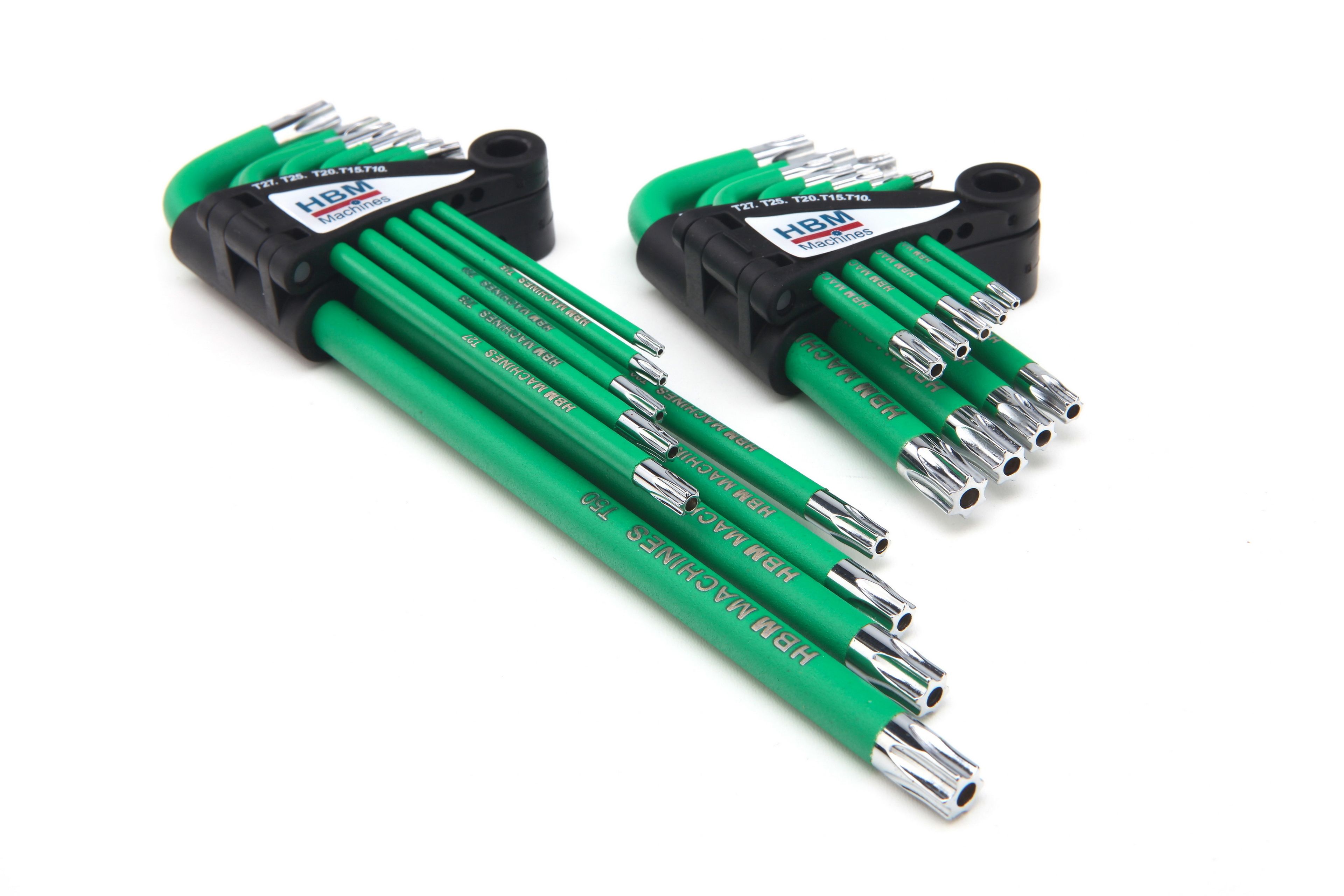 Set de llaves Torx cortas de 9 piezas HBM Image 2