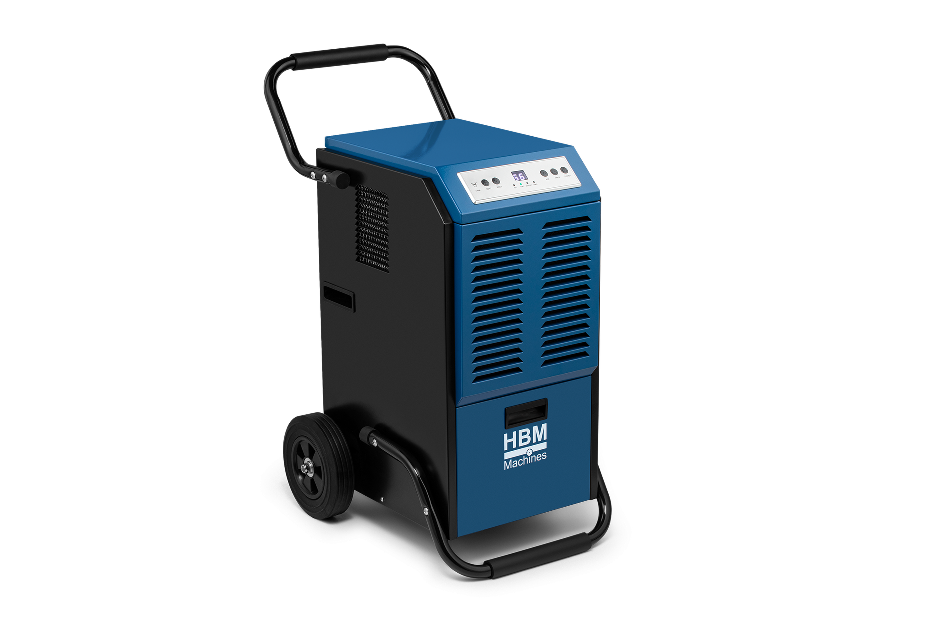 HBM essiccatore da cantiere professionale, deumidificatore d’aria, raccoglitore di umidità 70 litri, 860 Watt