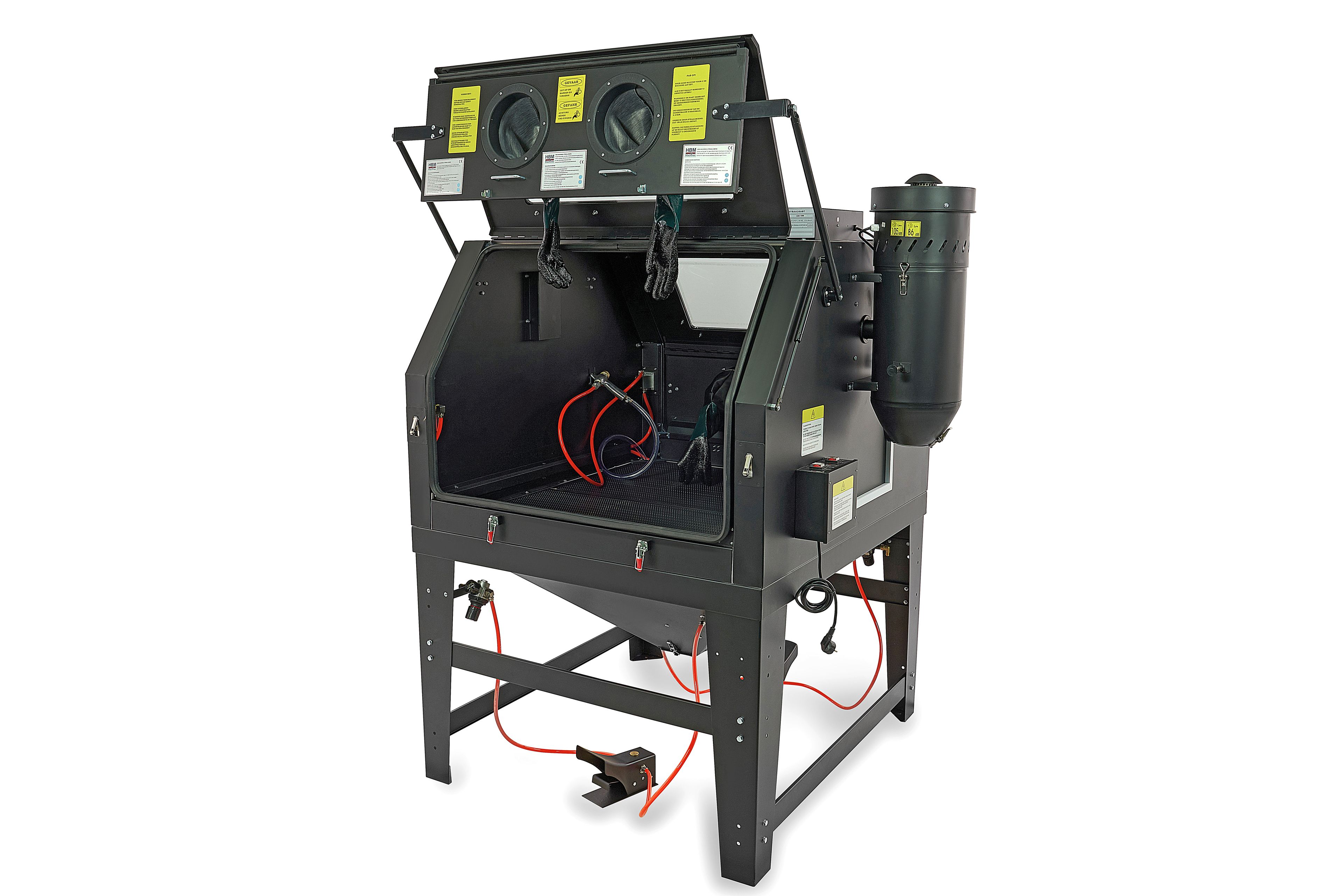 Cabine anti-explosion noire HBM SBC 1200 avec extraction Image 2