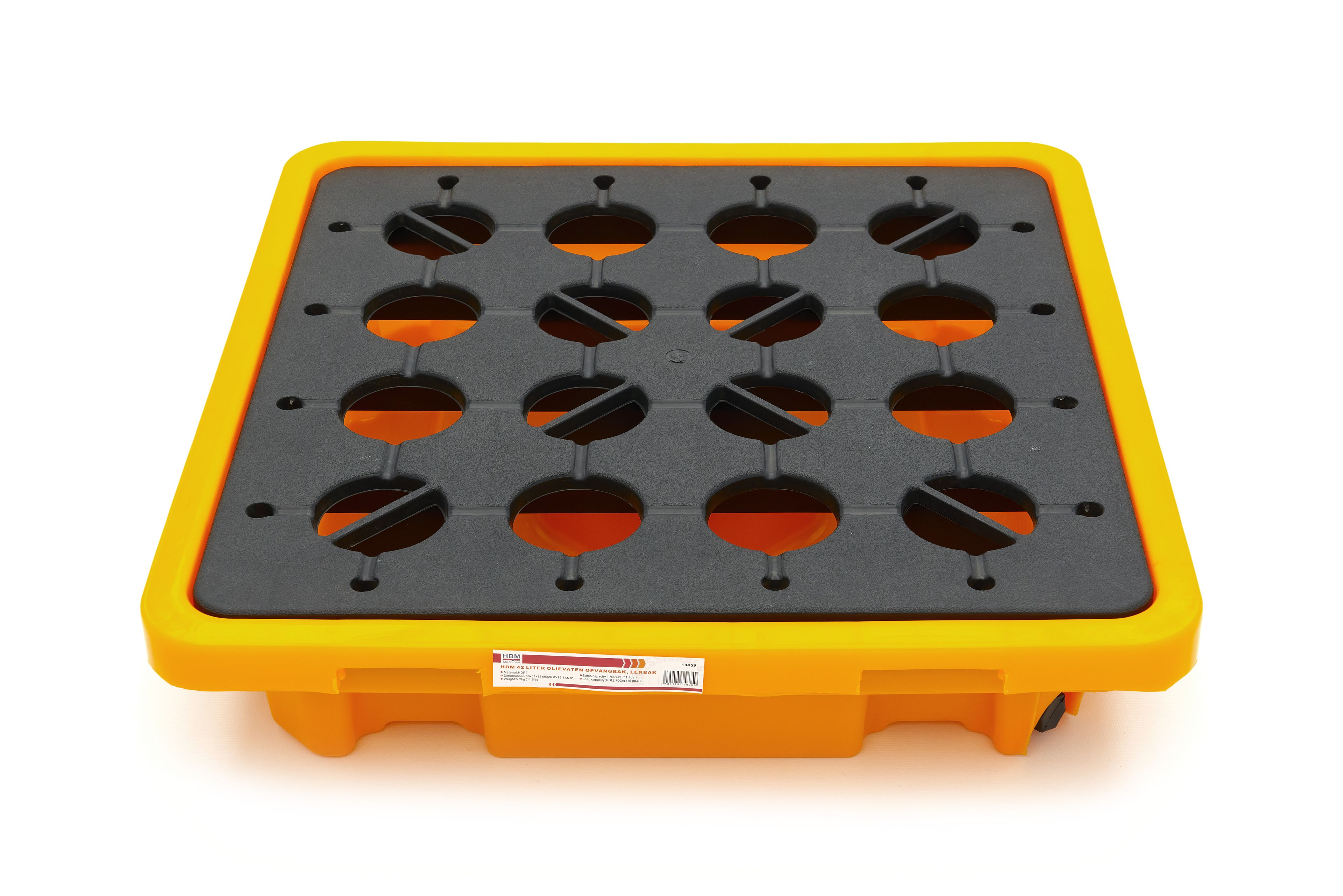 HBM Collecteur de fûts d'huile de 42 litres, bac d'égouttement Image 3