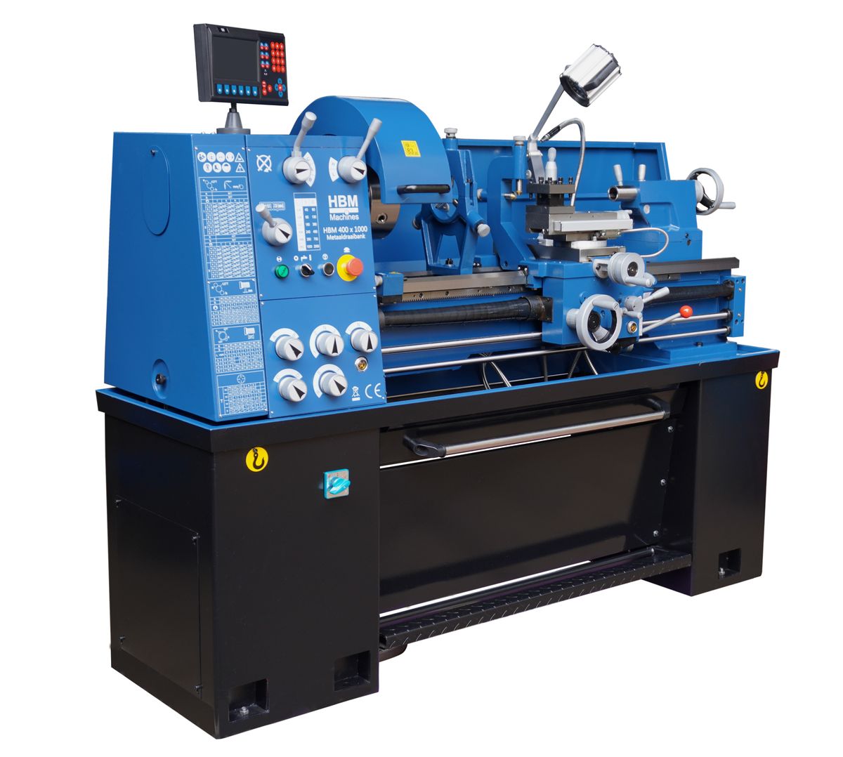 HBM torno para metal 400 x 1000 DRO 400 Volt