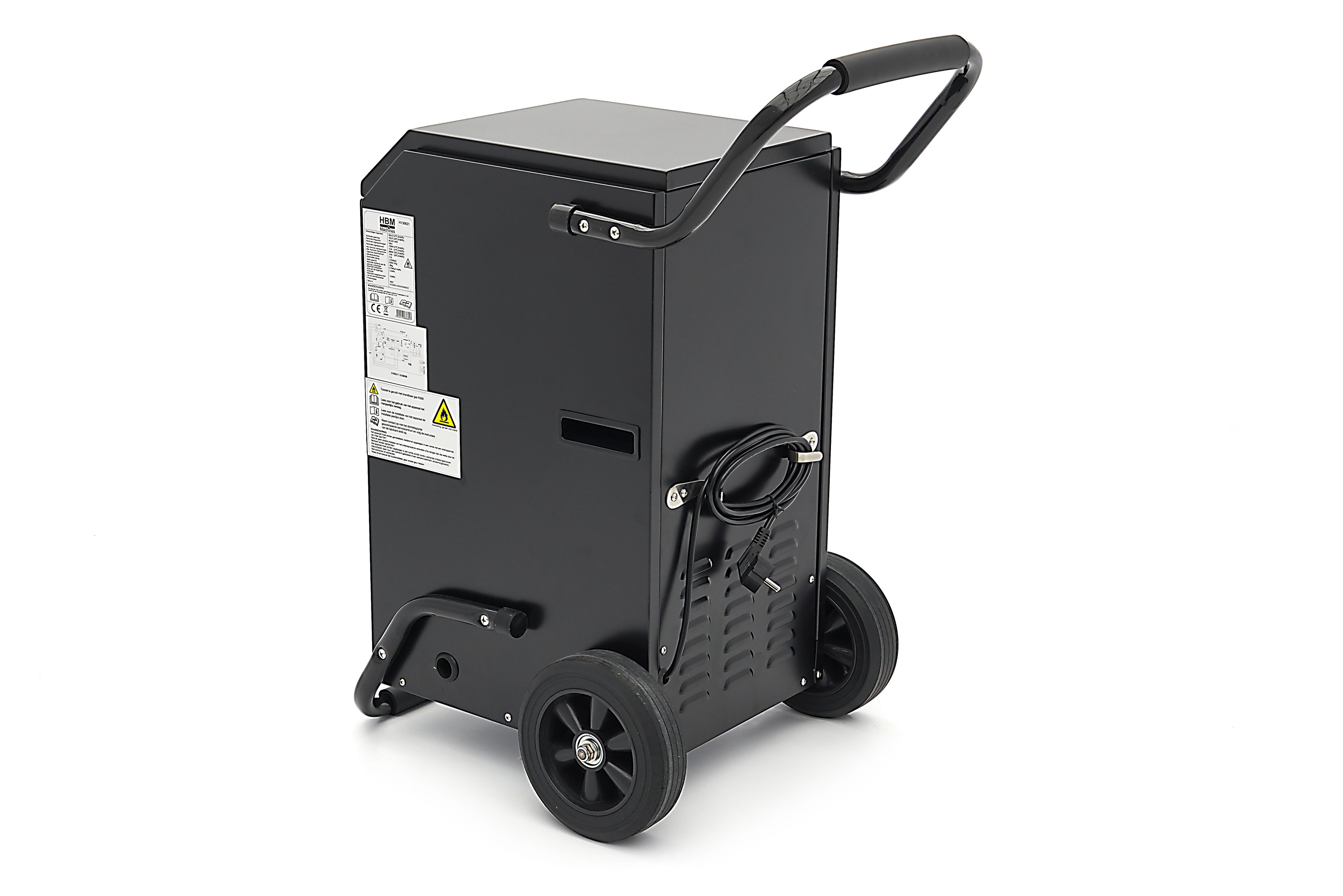 HBM professionele bouwdroger, luchtontvochtiger, vochtvanger 70 Liter, 860 Watt Image 4