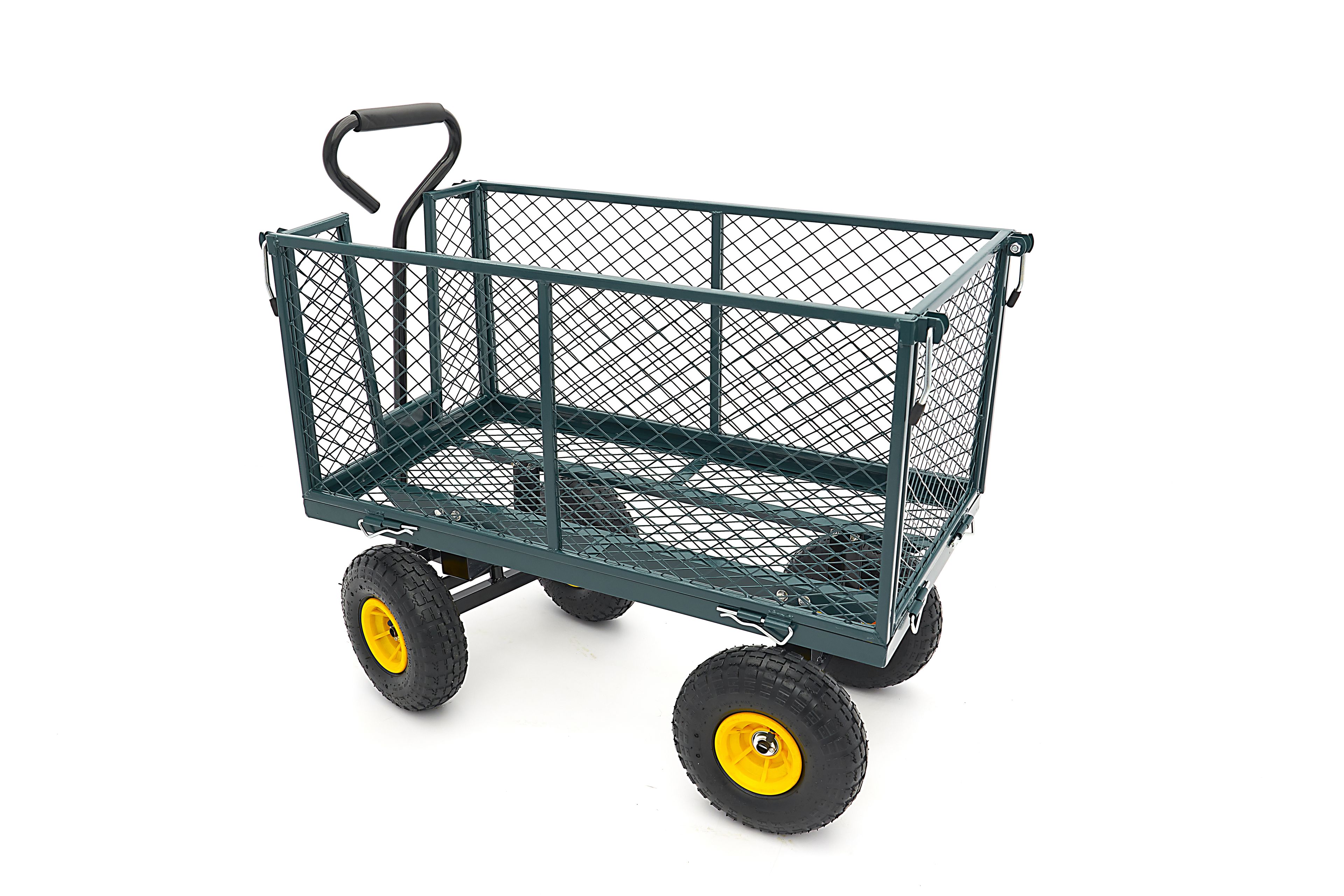 HBM 100 Kg Trolley, Bollard Trolley, Garden Cart With 86 x 46 x 38 cm Cargo Box Includes Canvas Bag Image 5