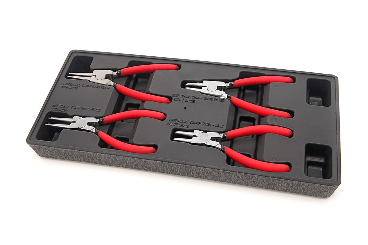 Inserción de 4 piezas de pinzas para anillos de retención HBM de 150 mm