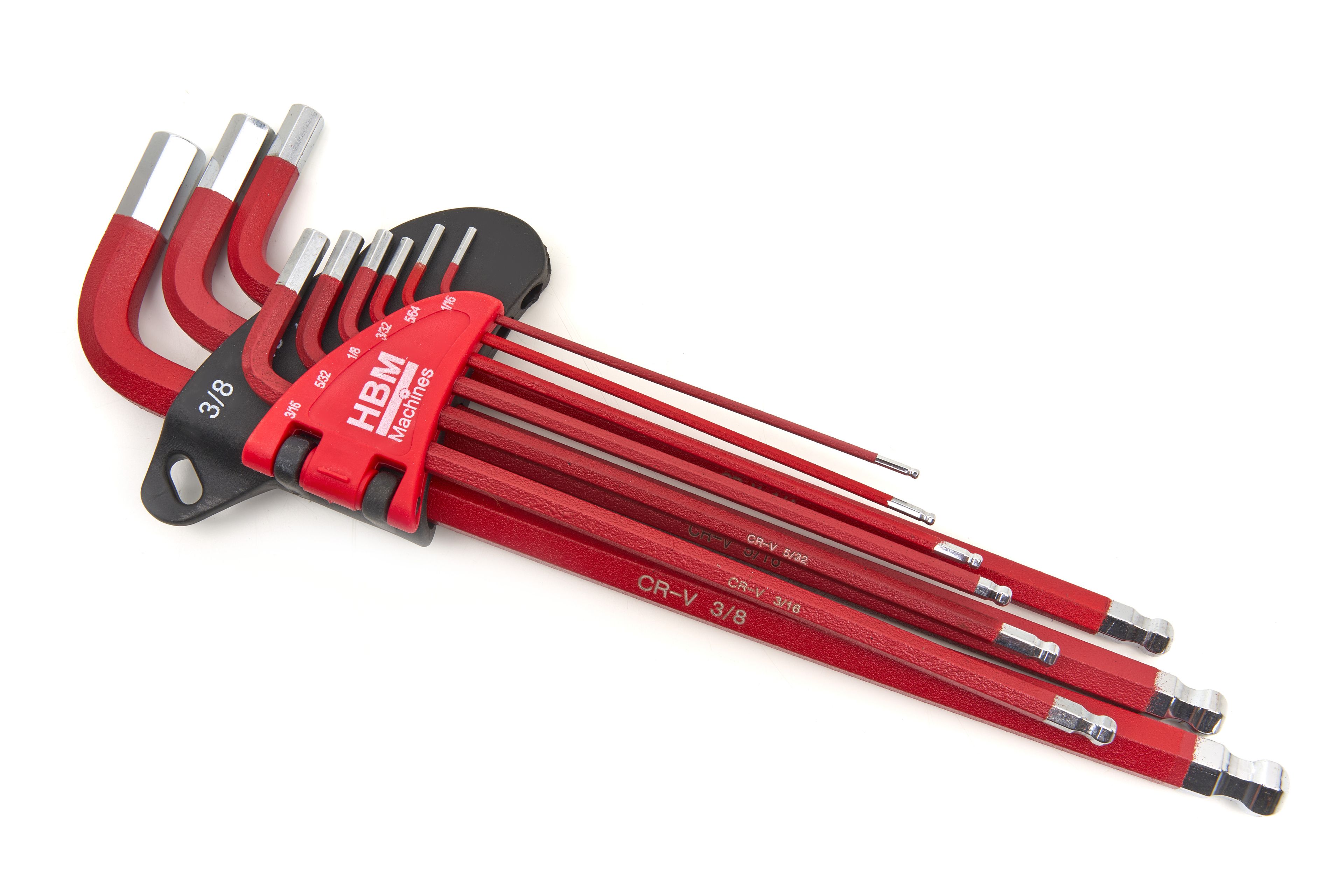 HBM Ensemble de clés Allen professionnelles 36 pièces MM, INCH, TORX Image 4