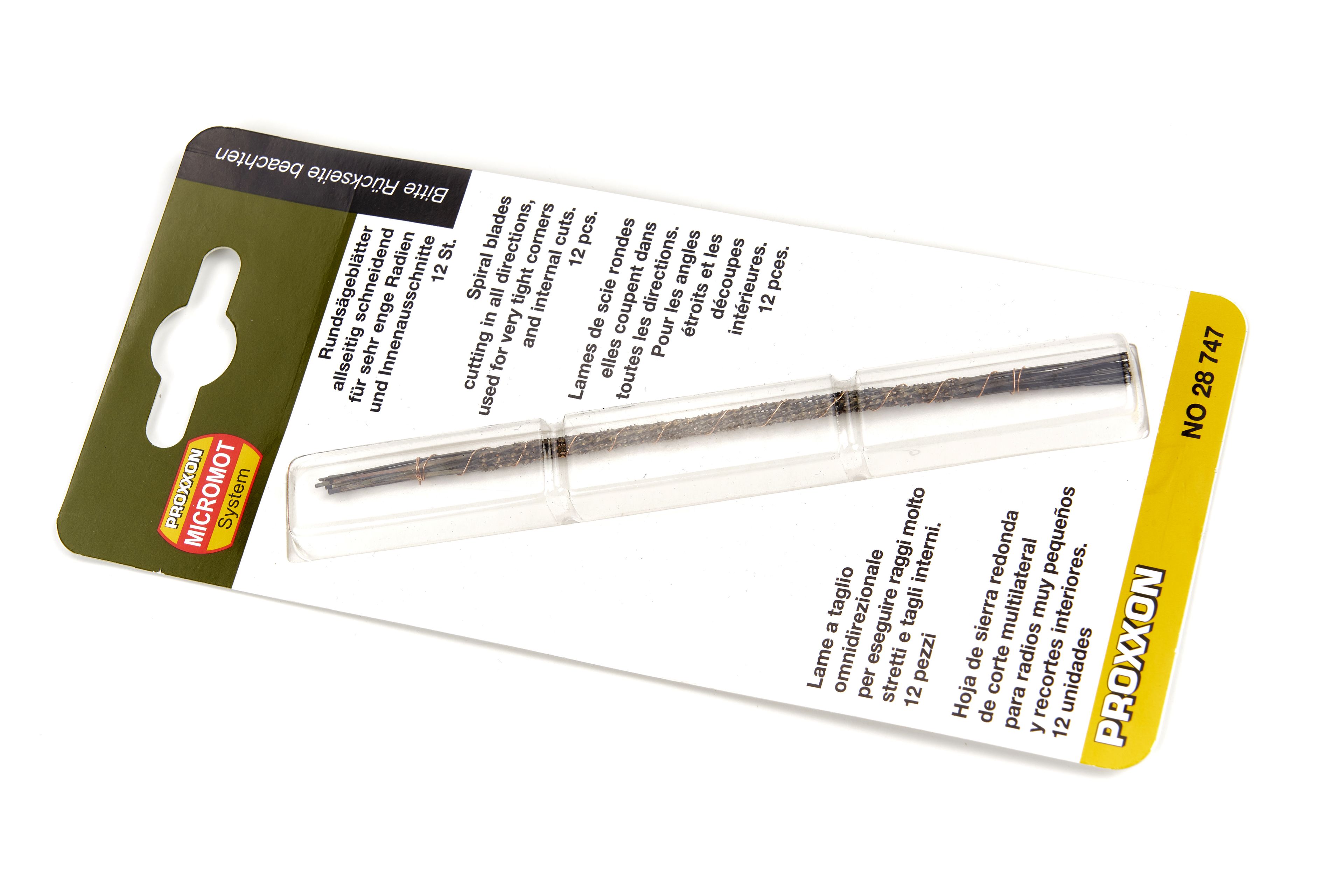 Proxxon 12 delige set figuurzaagjes