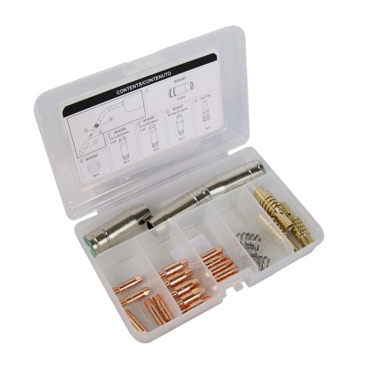 Caja de consumibles Telwin para antorcha MIG MT 15