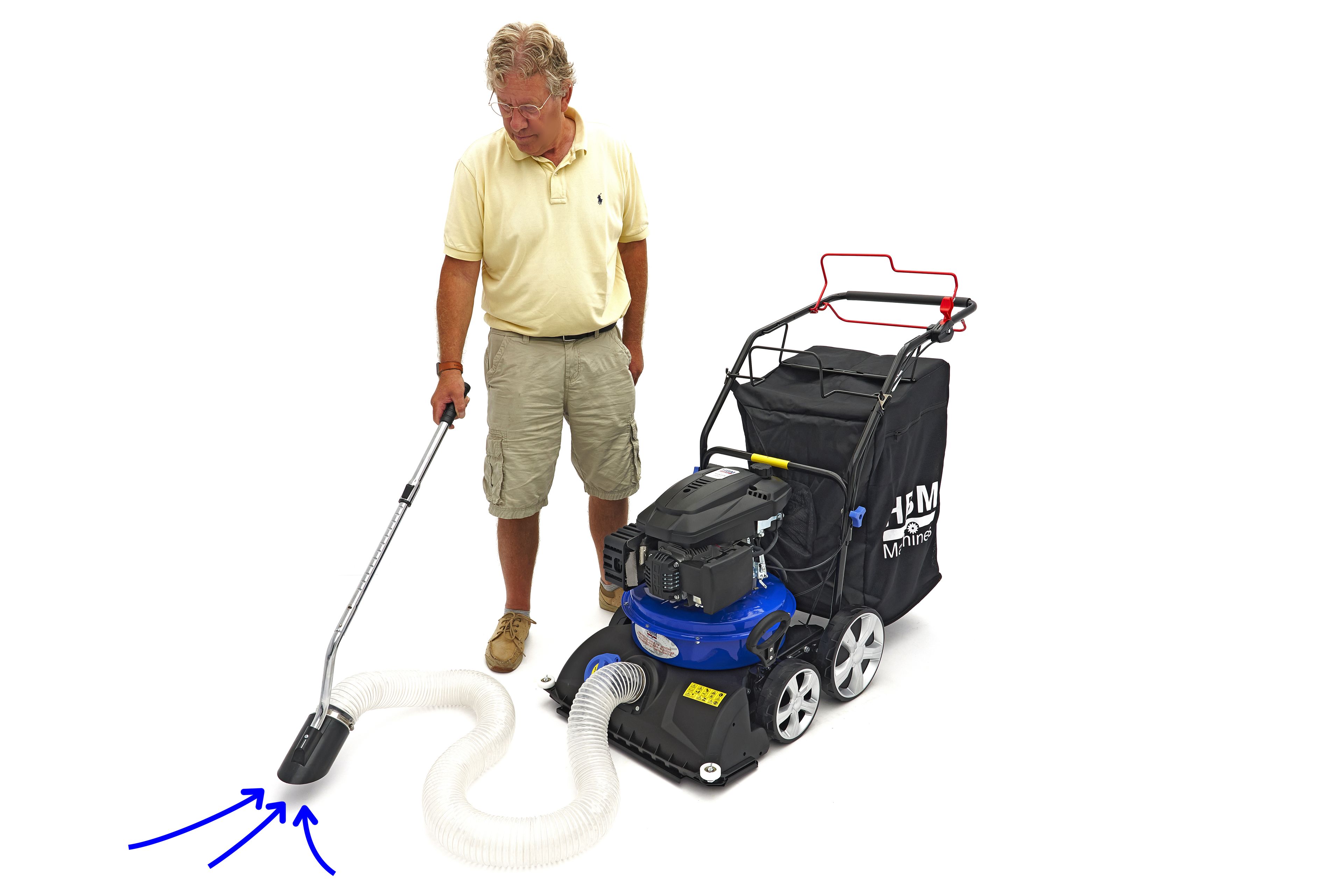 HBM Professional 4 in 1 Petrol 173 cc 4-stroke Leaf Blower / Leaf Vacuum / Sweeper Image 14