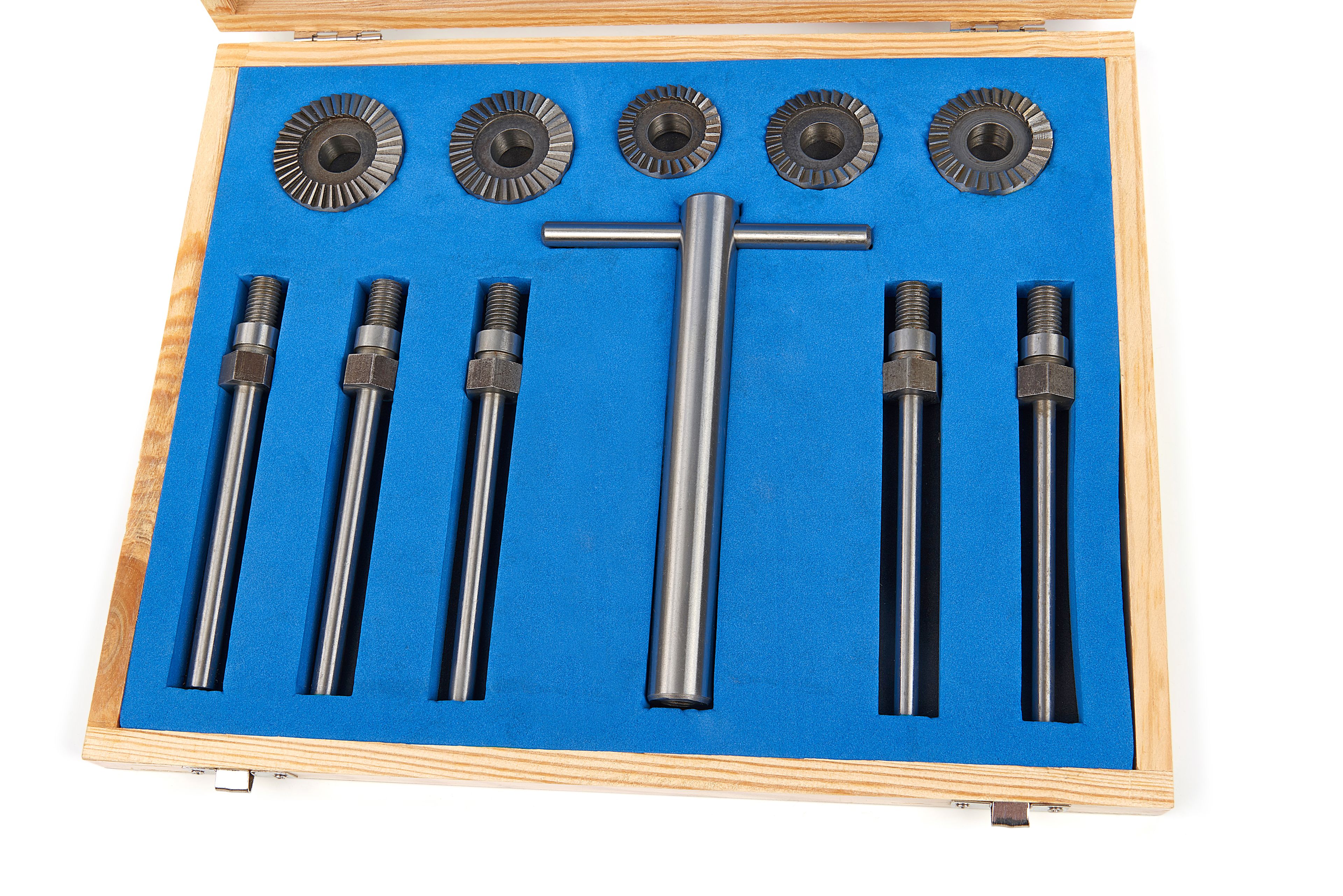 Hombre de asiento de válvula HBM, juego de fresado, 11 piezas Image 2