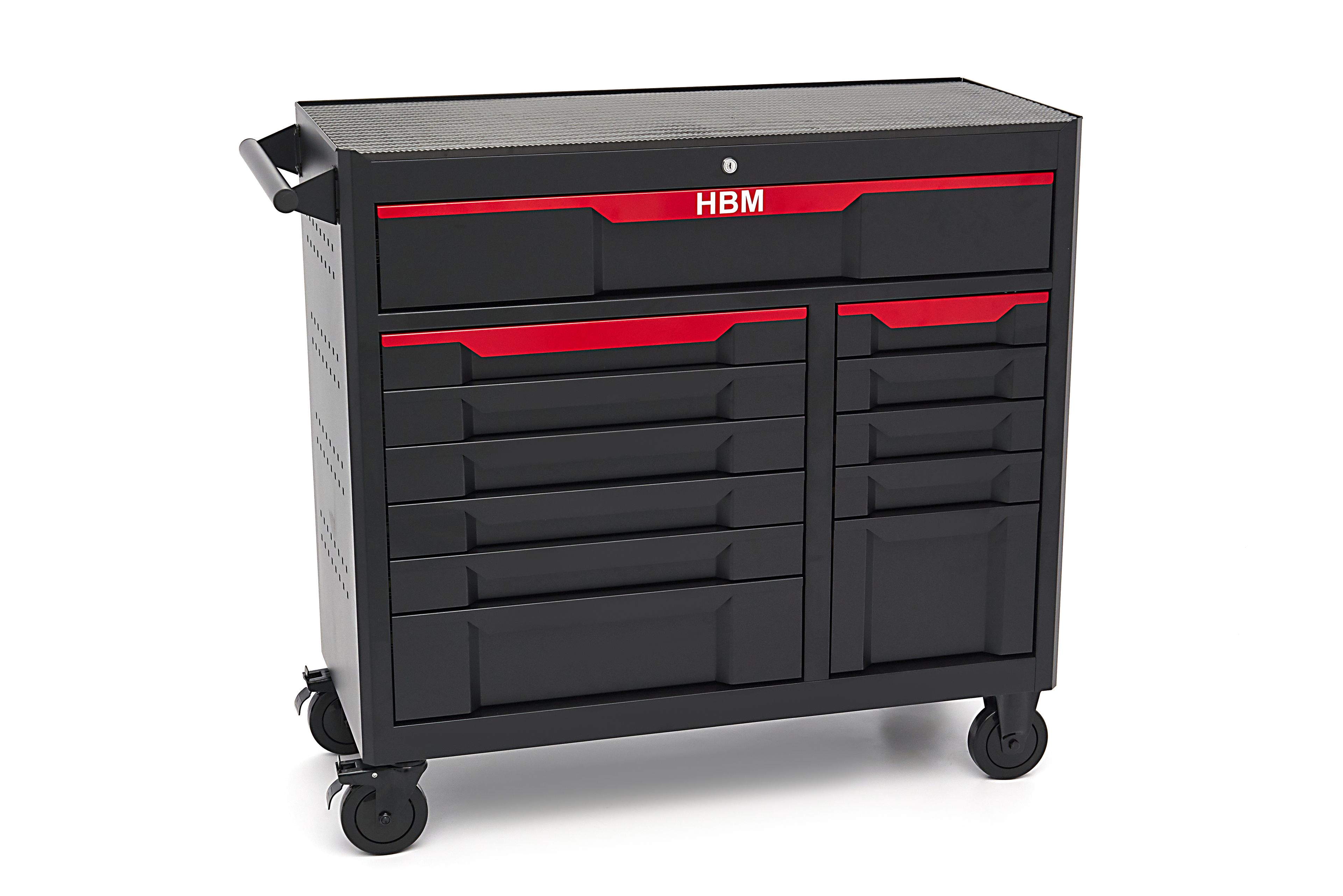 HBM gereedschapswagen 12 laden, 106 cm, zwart Image 2