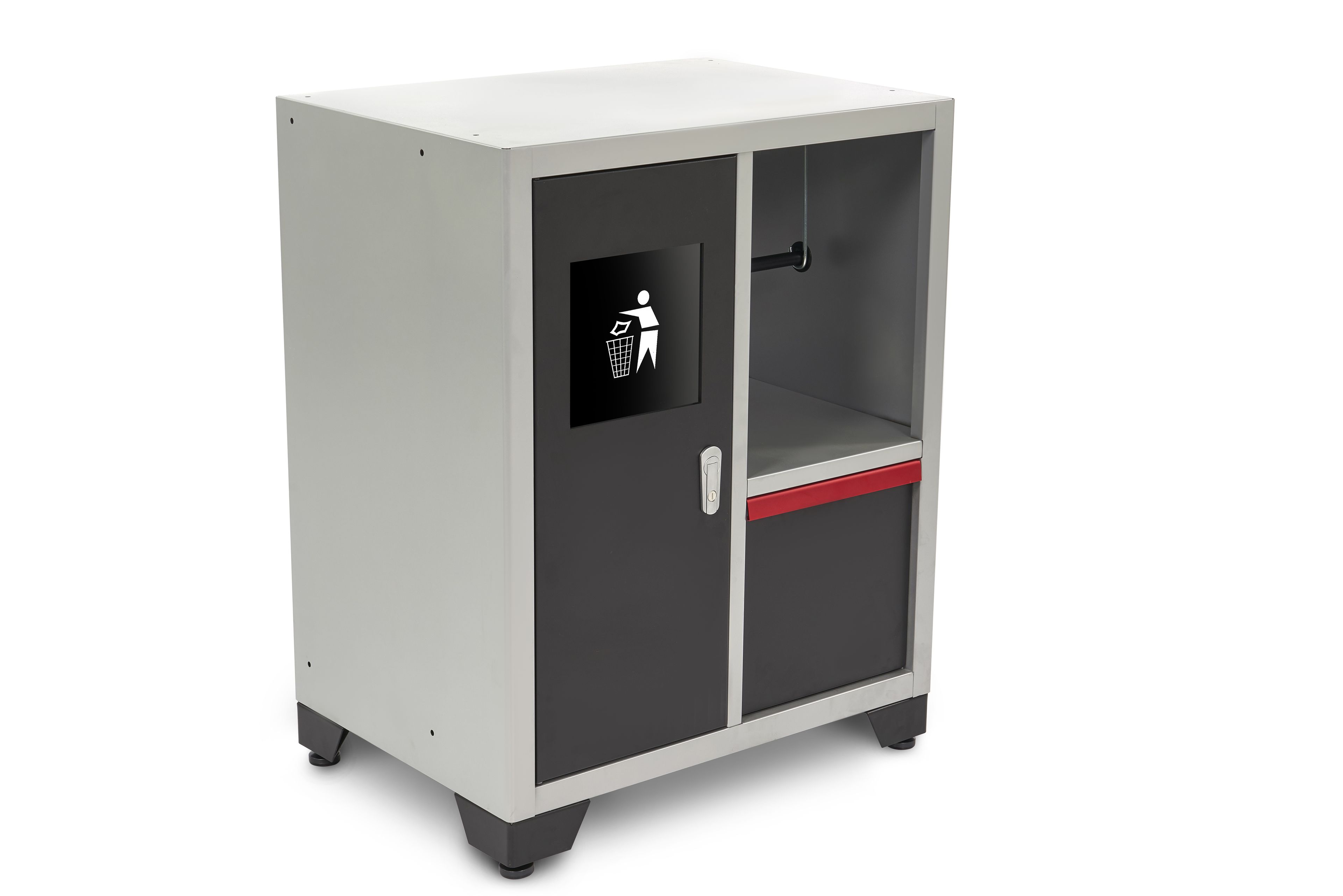 HBM Deluxe Afvalbak en Papierhouder Voor Werkplaatsinrichting Image 3