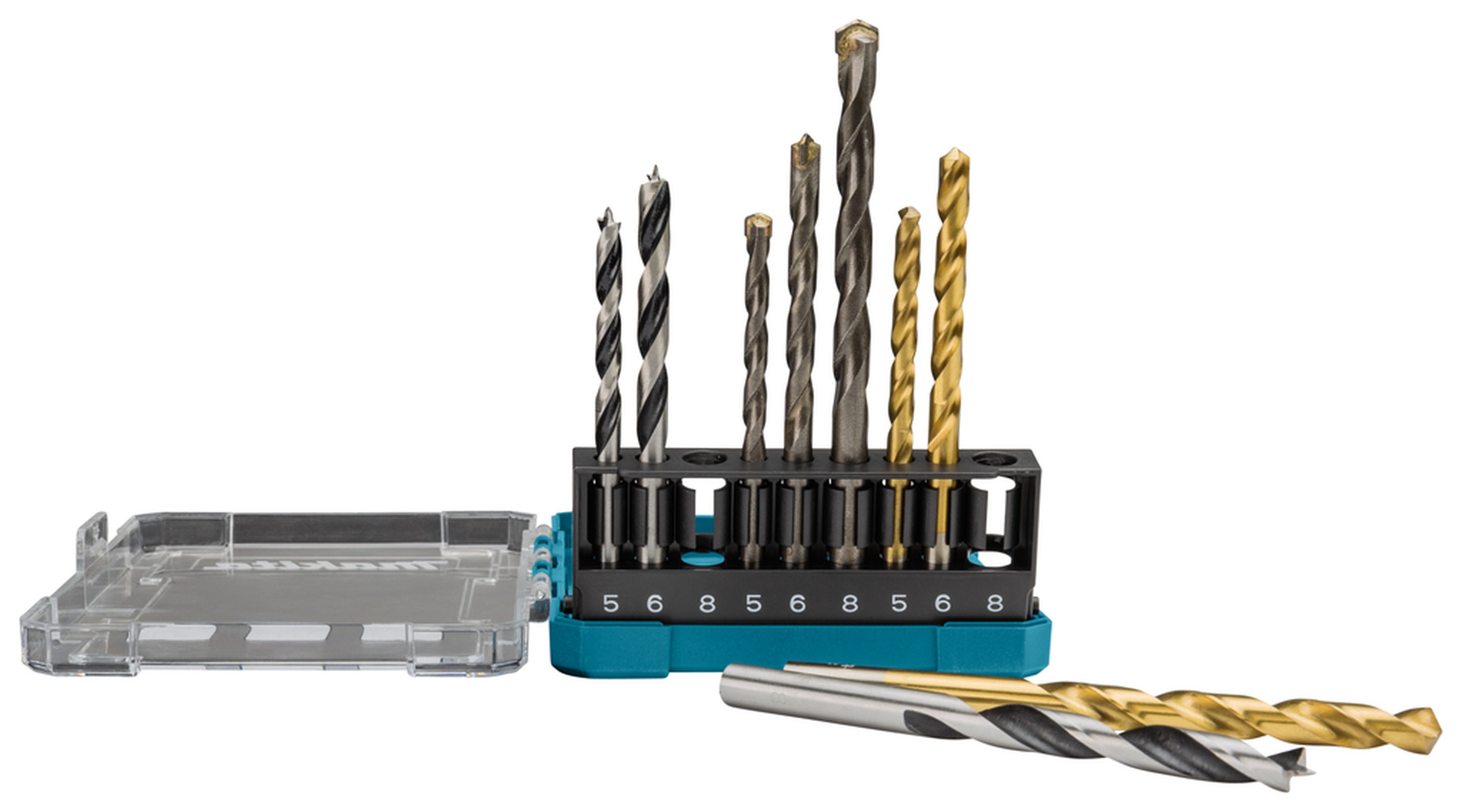 Set di punte Makita 9 pezzi per Pietra/Legno/Metallo D-71962 Image 7