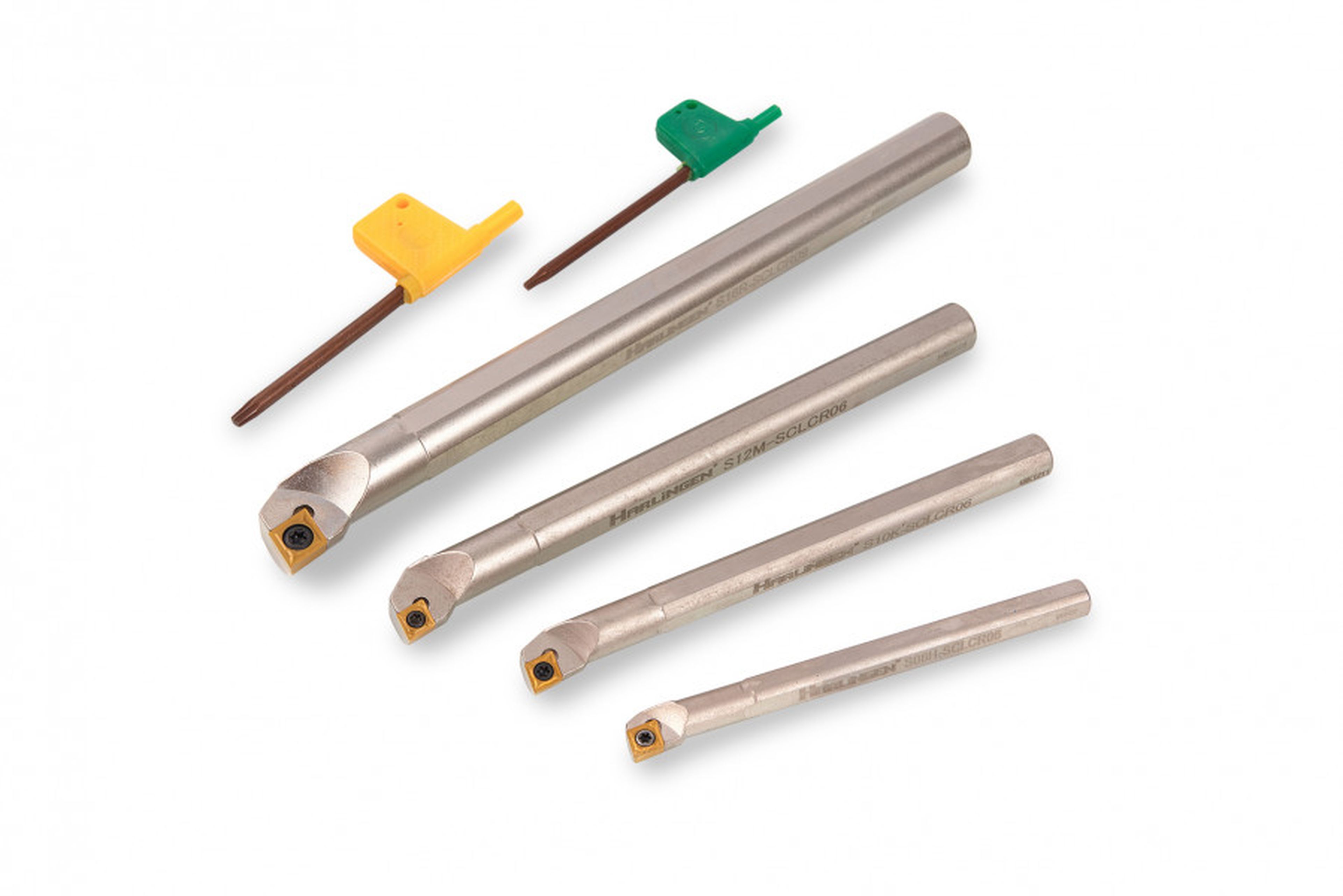 Harlingen Jeu de ciseaux de tournage intérieur professionnel de quatre pièces avec plaquettes HM Image 3