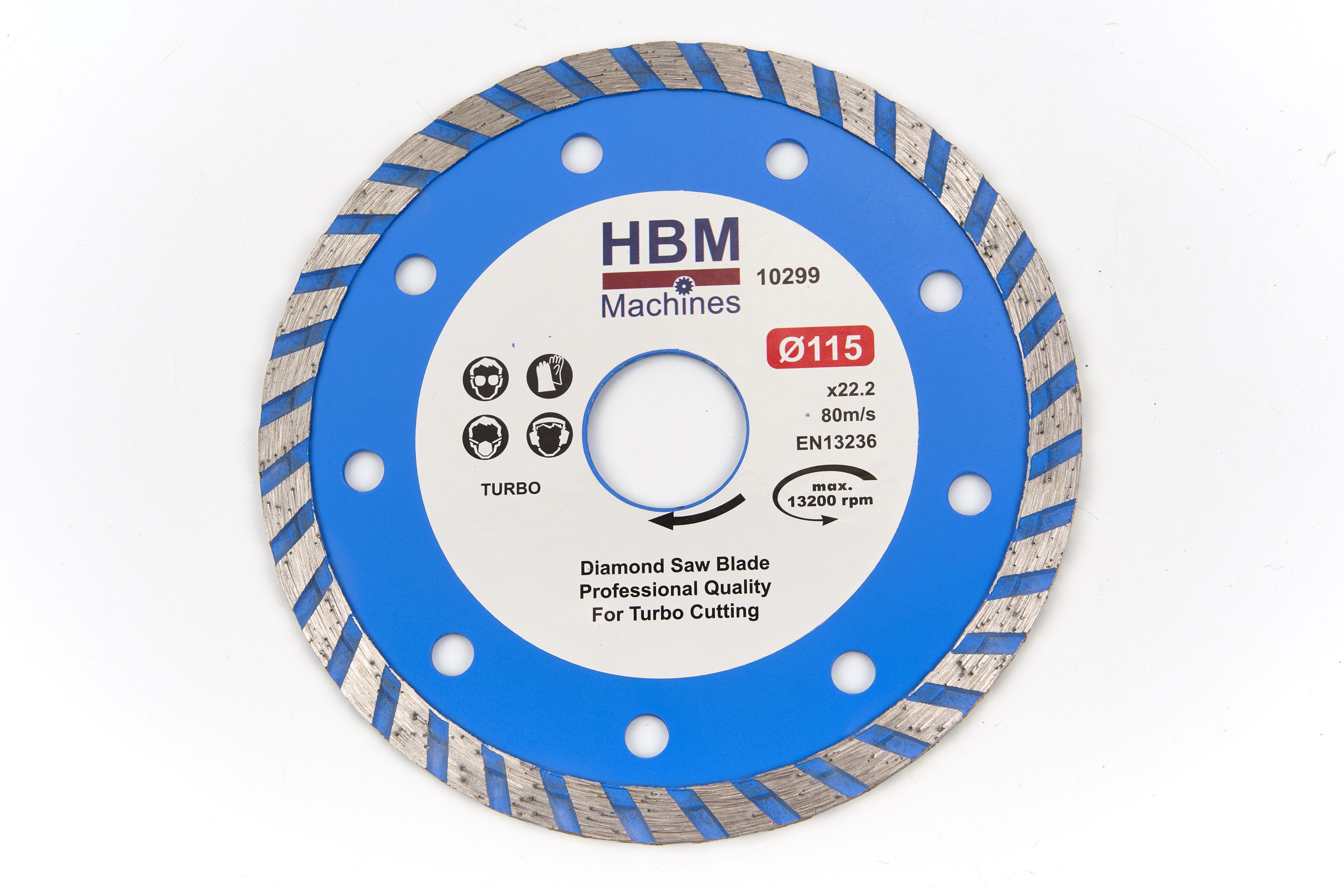 Disques à tronçonner HBM Diamant 115 mm | Turbo Image 2