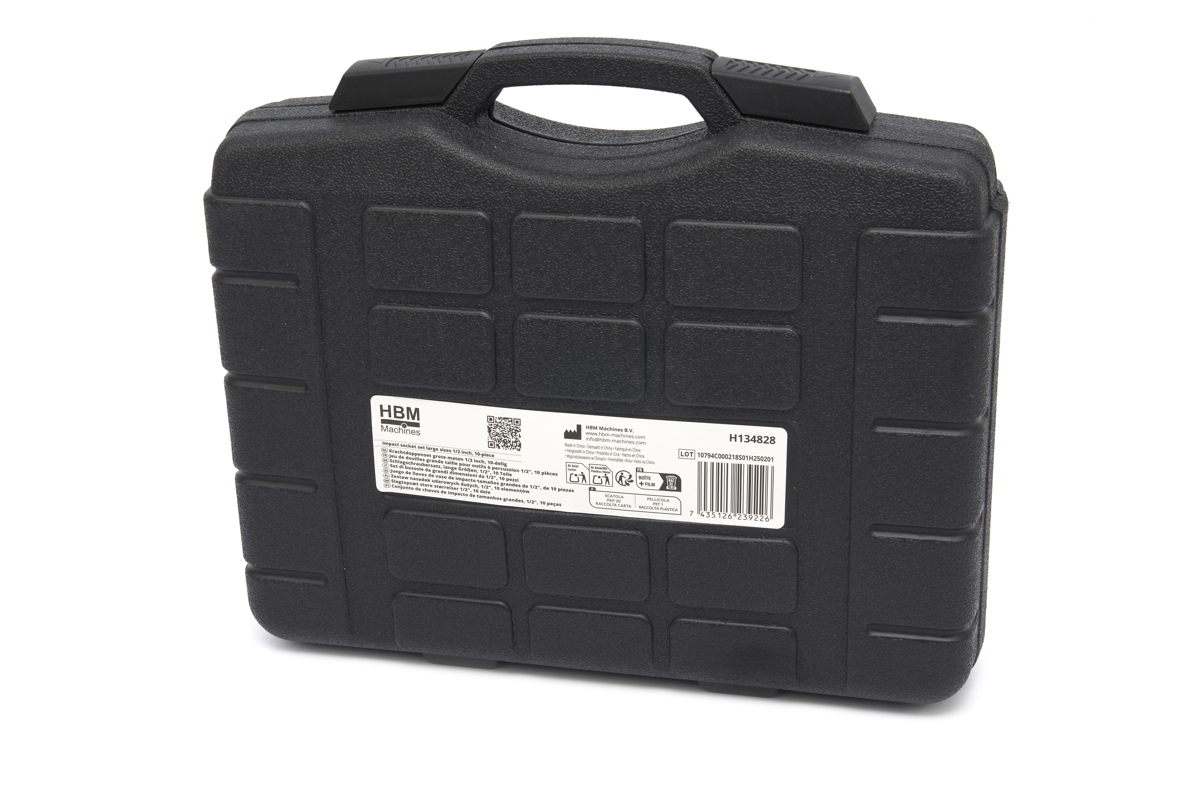 HBM krachtdoppenset grote maten 1/2 inch, 10-delig Image 5
