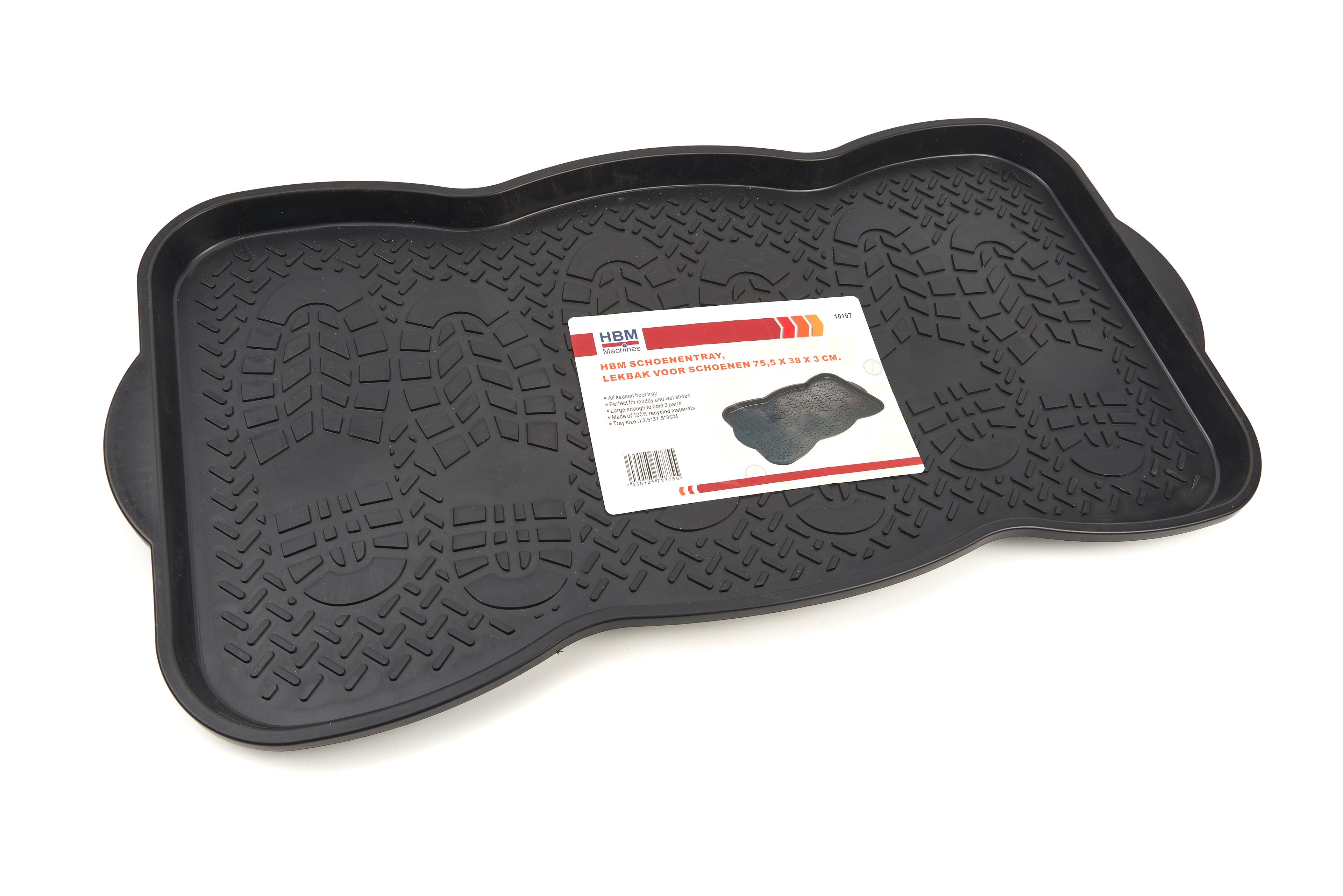 HBM Schoenentray, Lekbak voor Schoenen 75,5 x 38 x 3 cm.