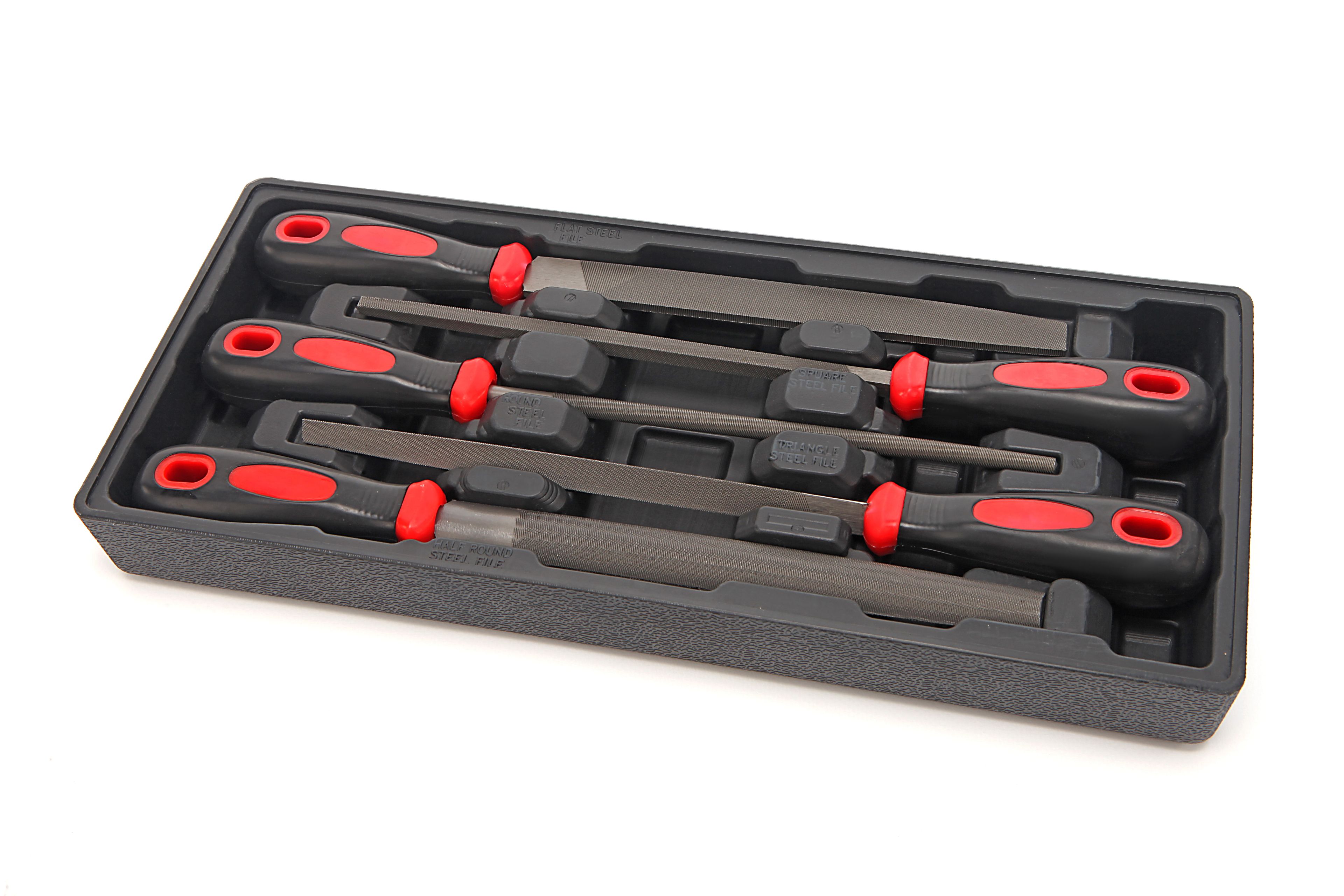 HBM 5 Delige Metaalvijlenset Inlay voor HBM Gereedschapswagen