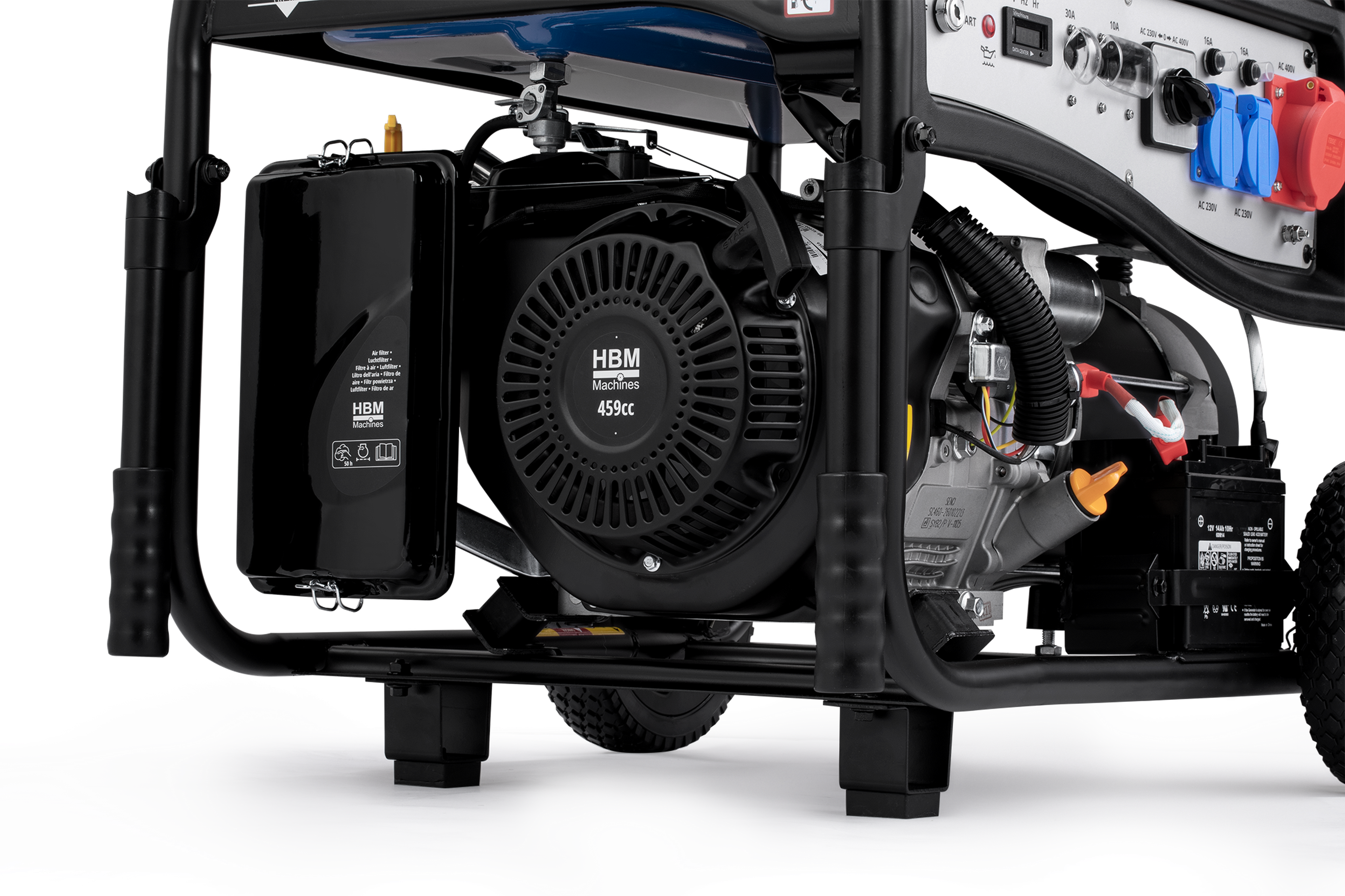 HBM générateur avec moteur à essence de 459 cm³ 230V/400V 8000W Image 9