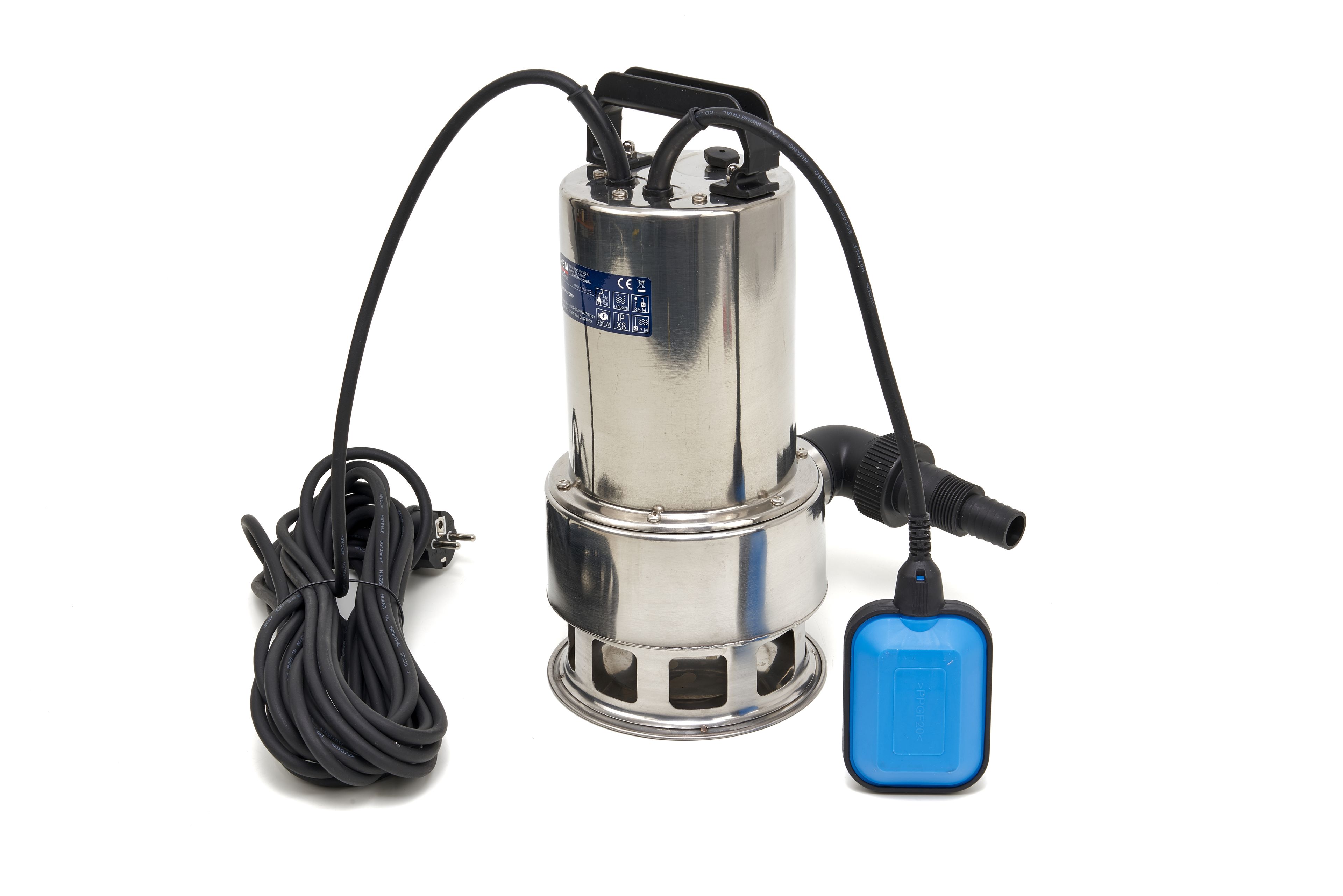 HBM 750W RVS Dompelpomp 13.000 L/H Image 2