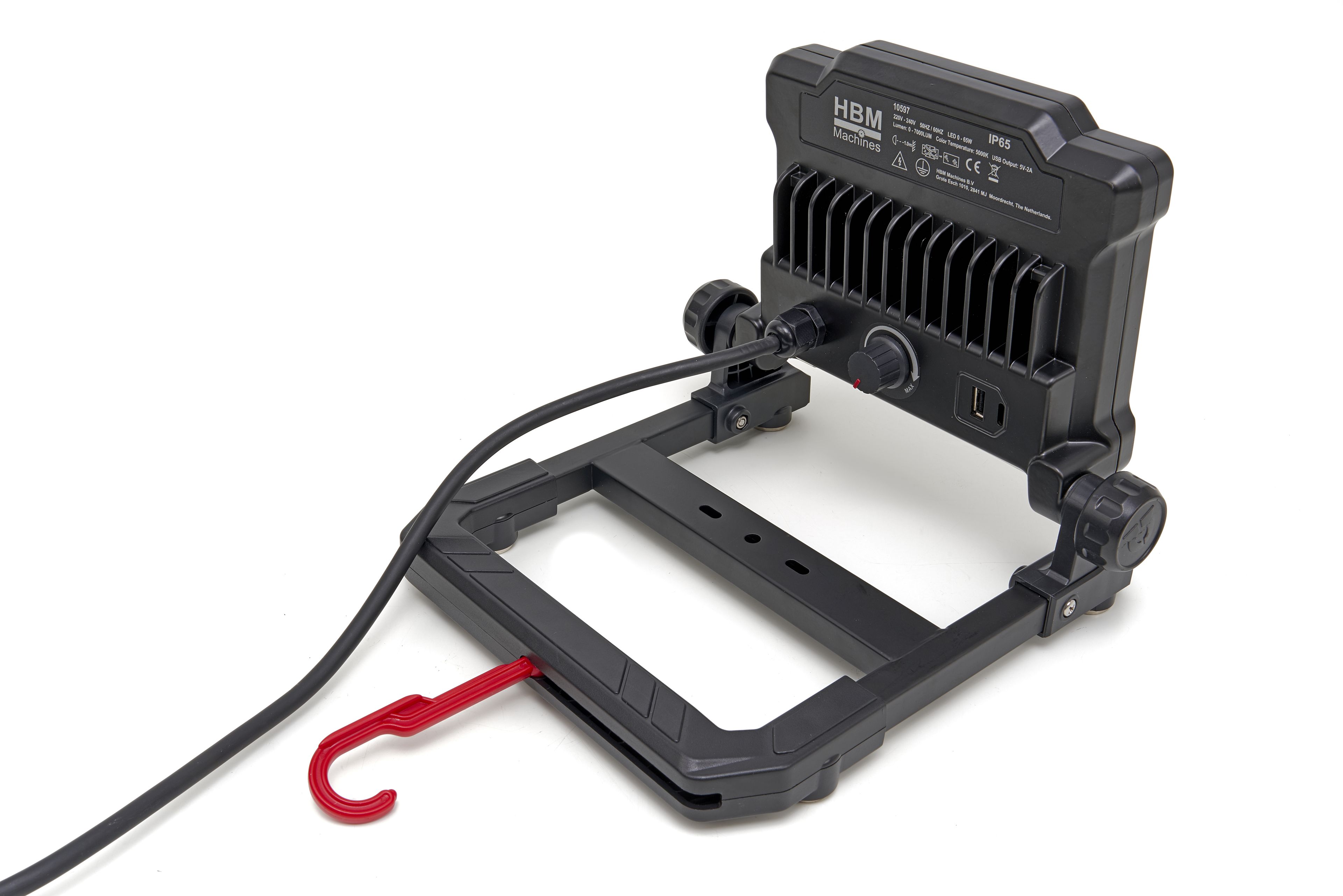 Lámpara de construcción LED plegable y regulable HBM profesional de 0 a 7000 lúmenes Image 4