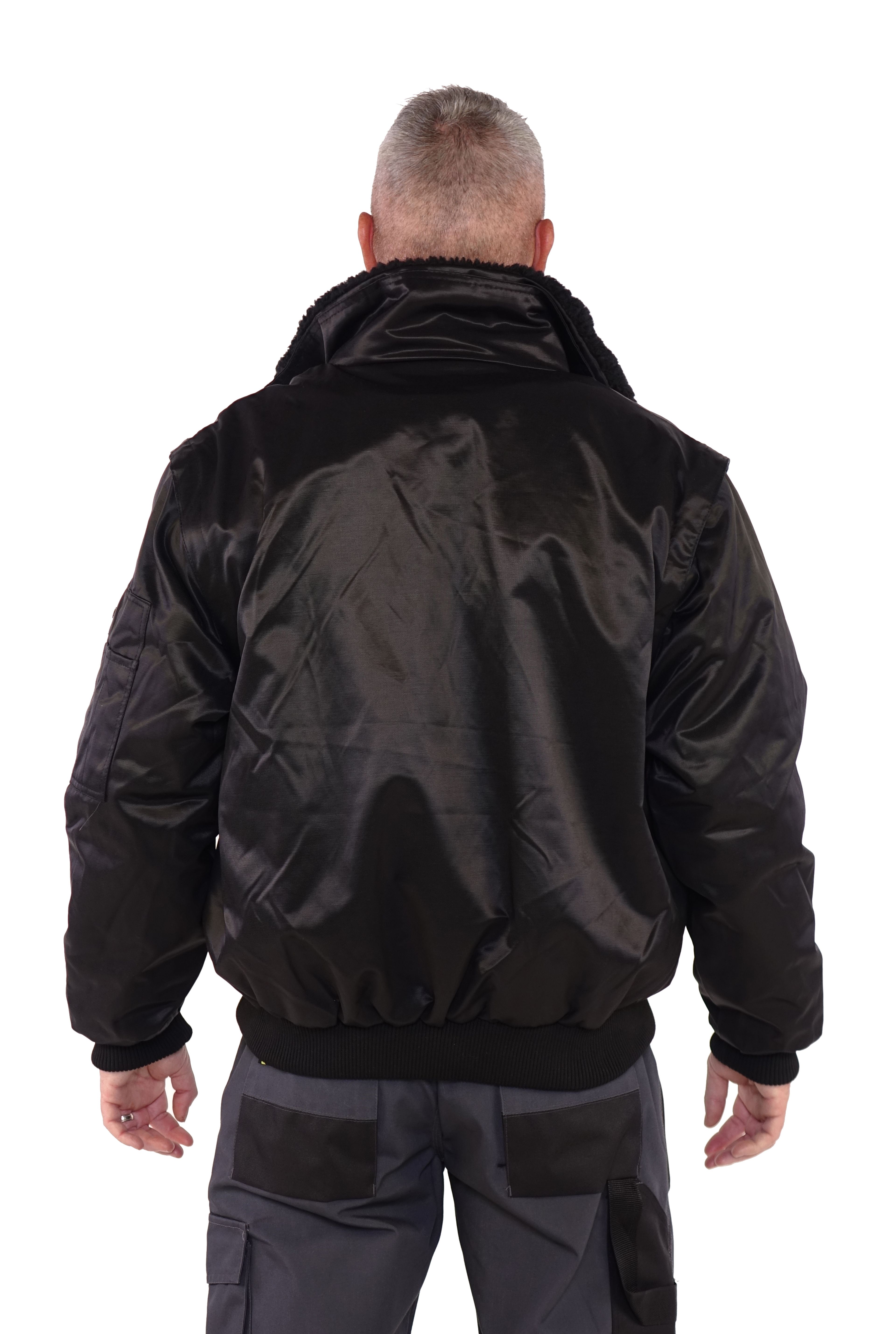 Storvik Stockholm Workjacket Pilot Jacket Noir L Image 4