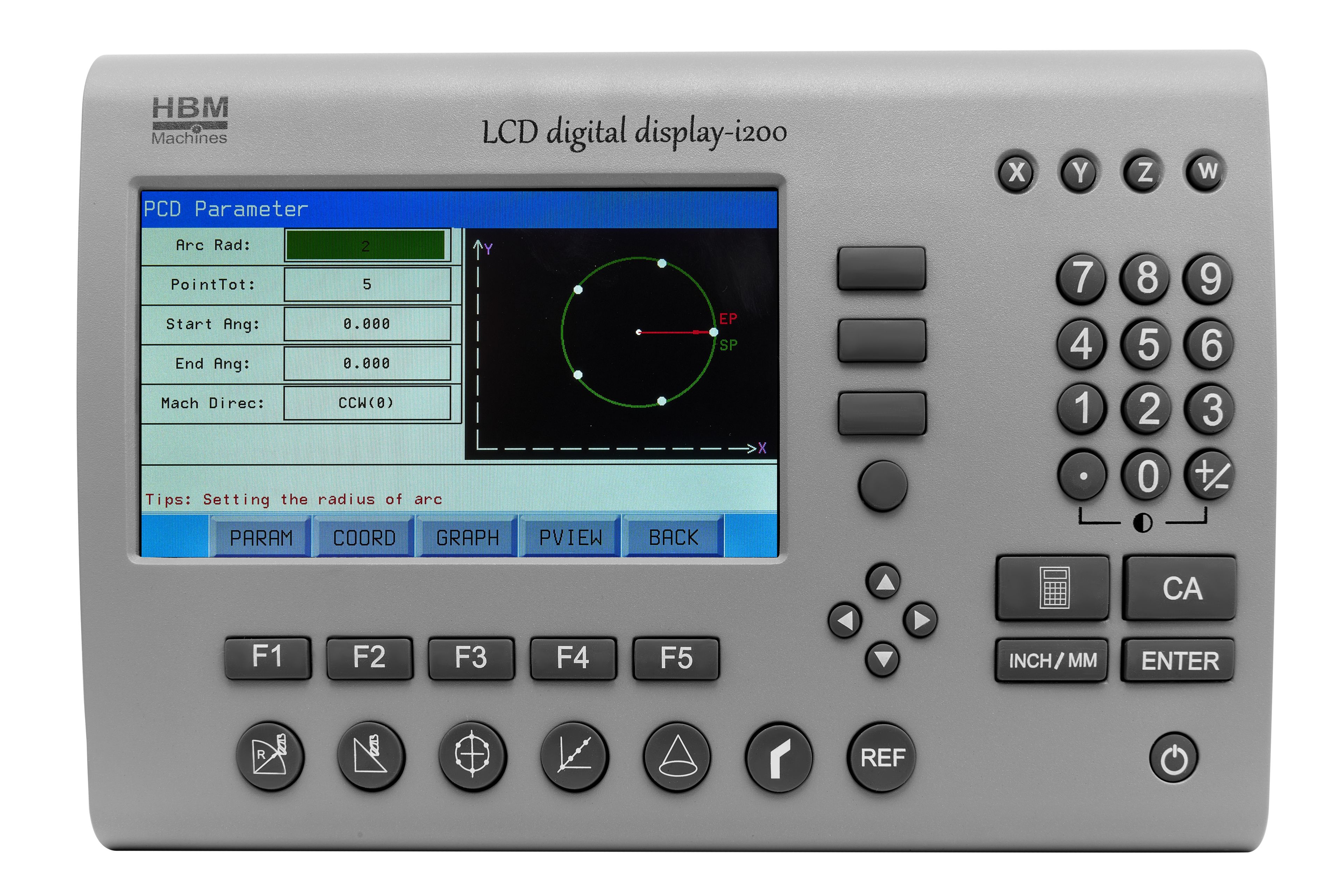 HBM Armoire de lecture numérique à 3 axes Professionnelle avec écran LCD Image 9