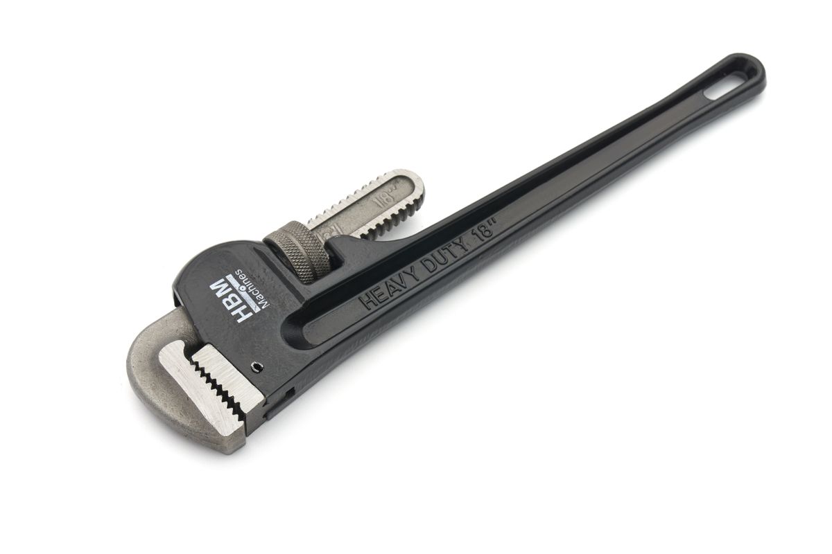 HBM llave de tubo de una mano, llave para tubos, 90 grados