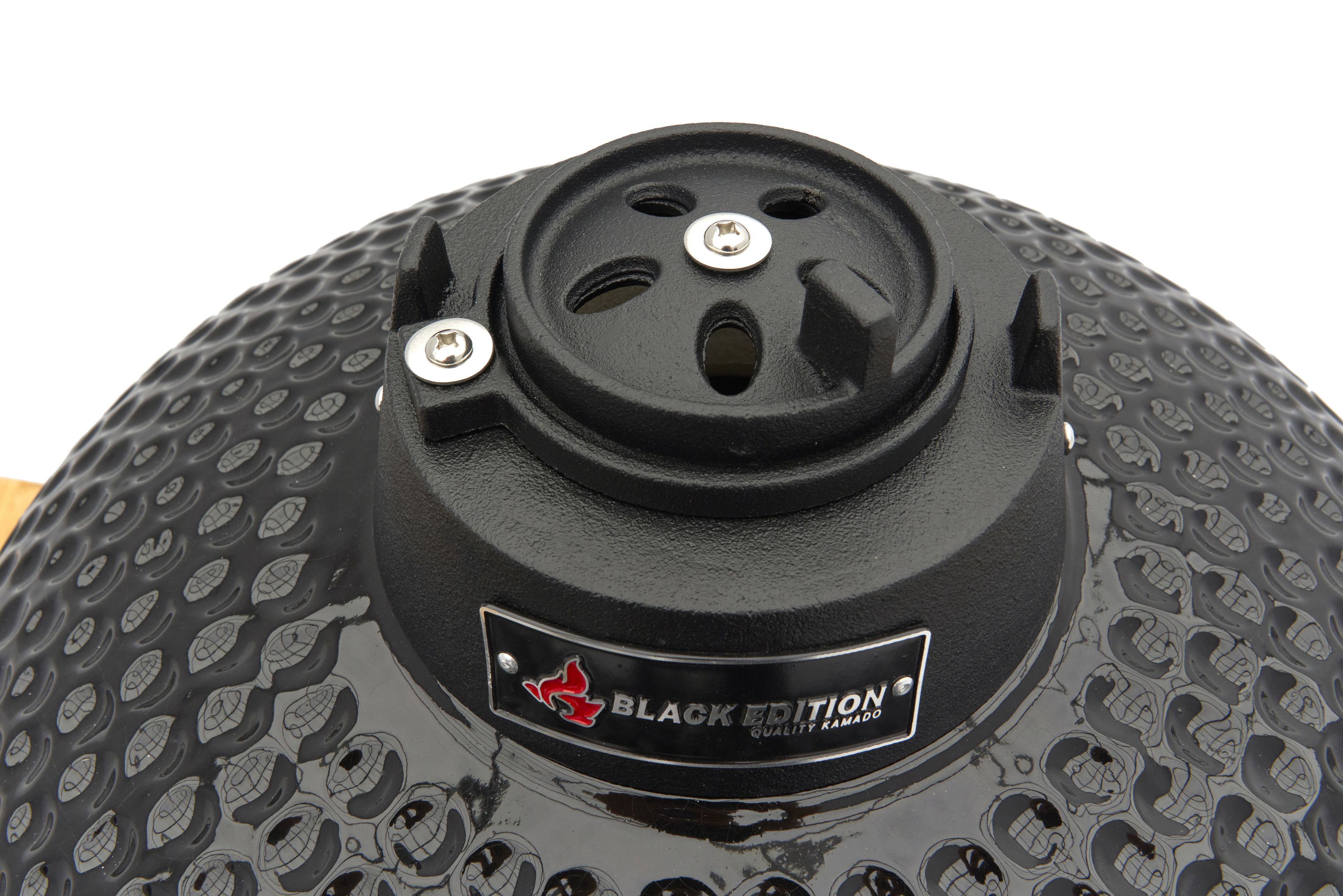 Barbecue en céramique de 60 cm sur roulettes Black Edition Image 14