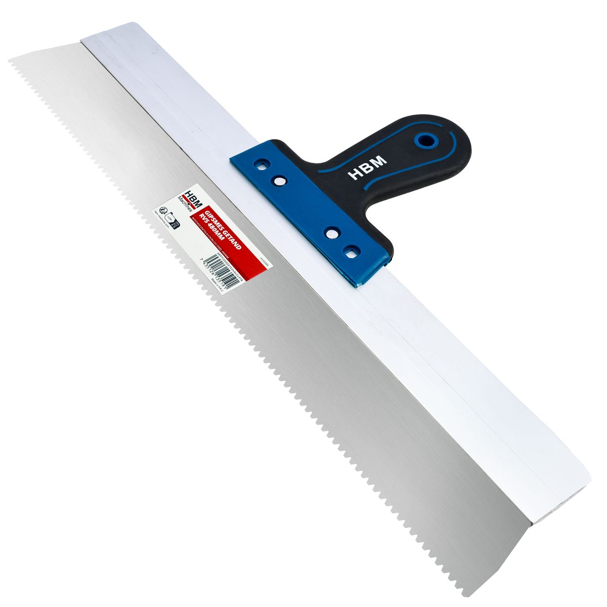 Cuchillo de yeso HBM dentado de acero inoxidable