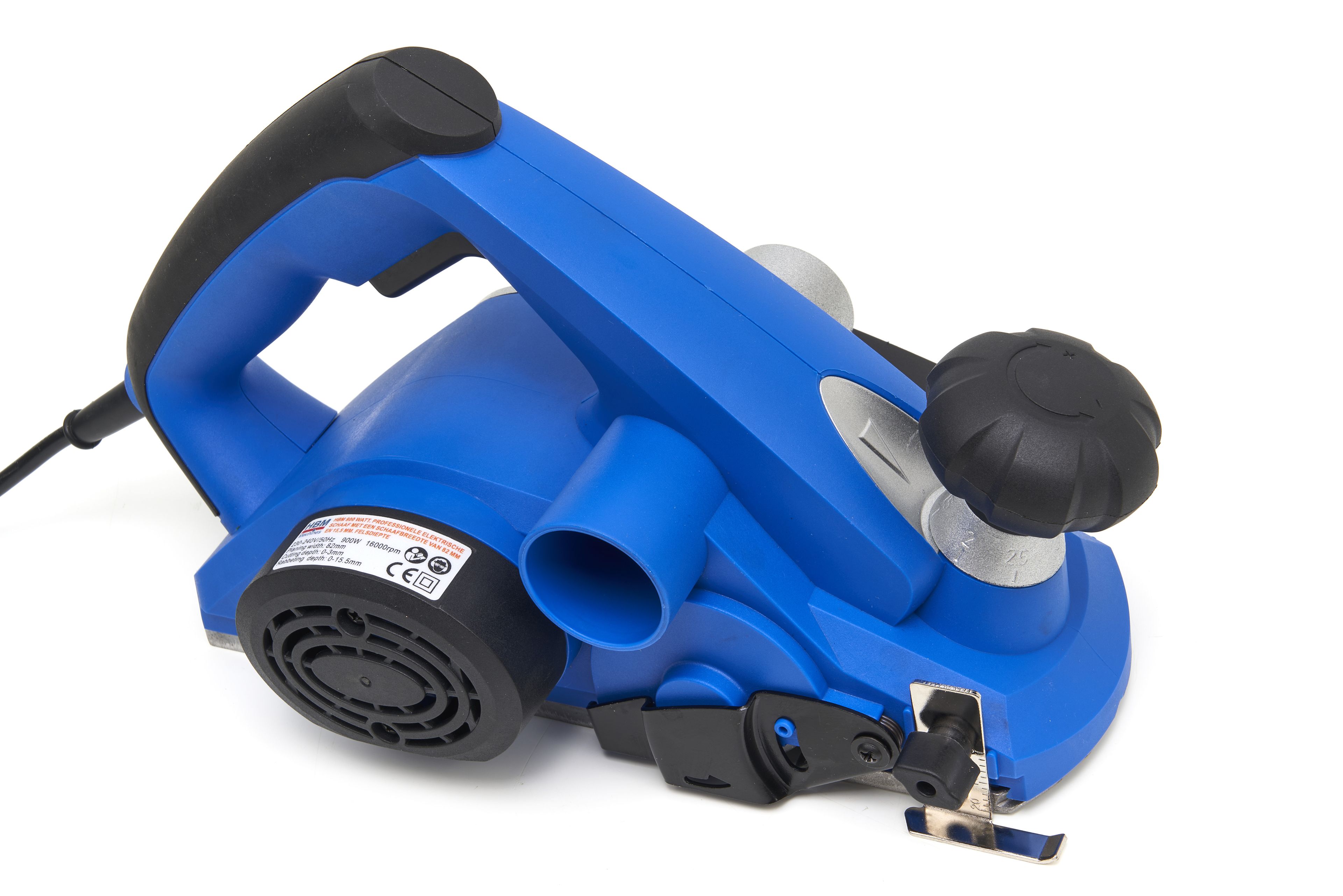 HBM 900 Watt. Professionele Elektrische Schaaf met een Schaafbreedte van 82 mm en 15,5 mm. Felsdiepte Image 3