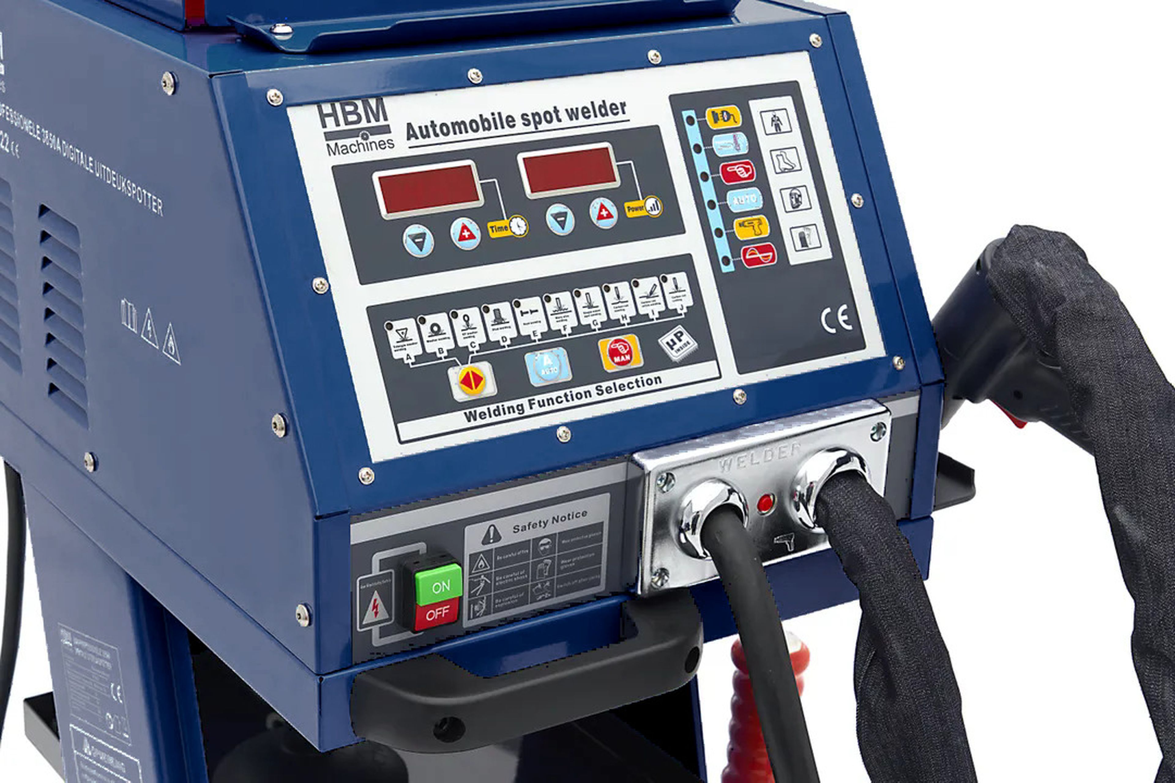 HBM Professionele 3850A Digitale Uitdeukspotter Image 8