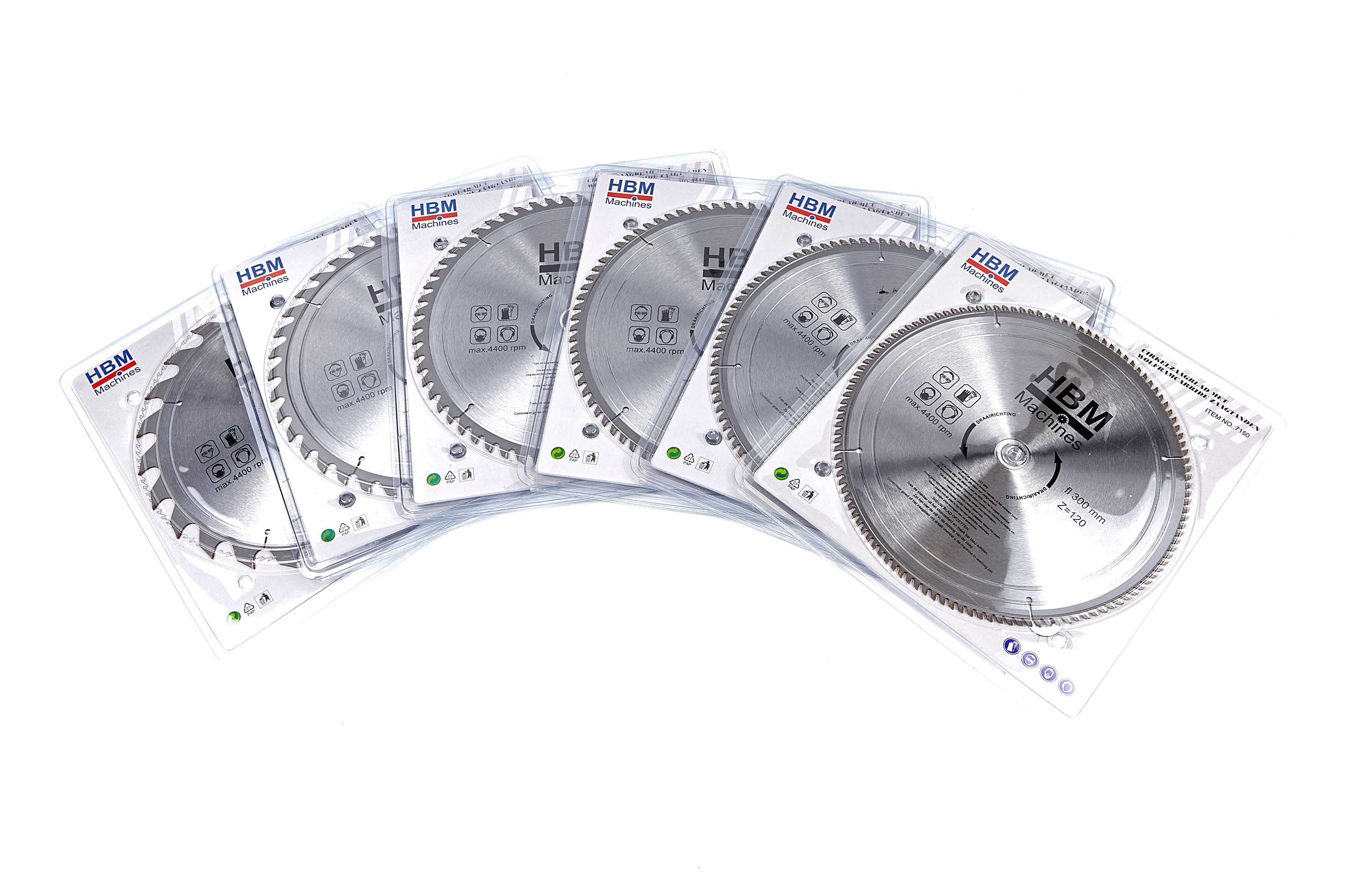 Lames de scie circulaire HBM HM 300 mm pour bois 24 dents Image 3