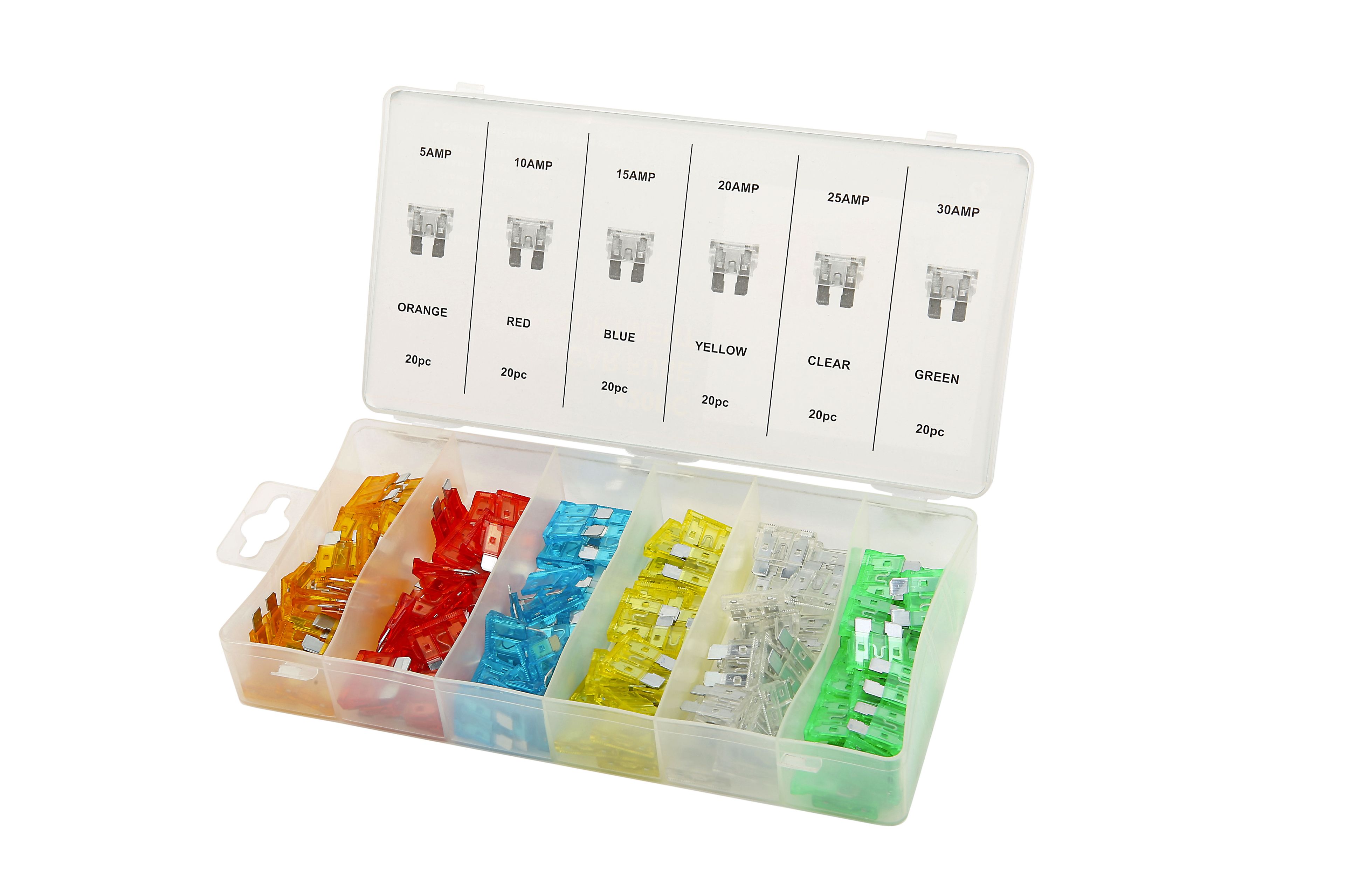 Assortiment de fusibles automatiques HBM 120 pièces